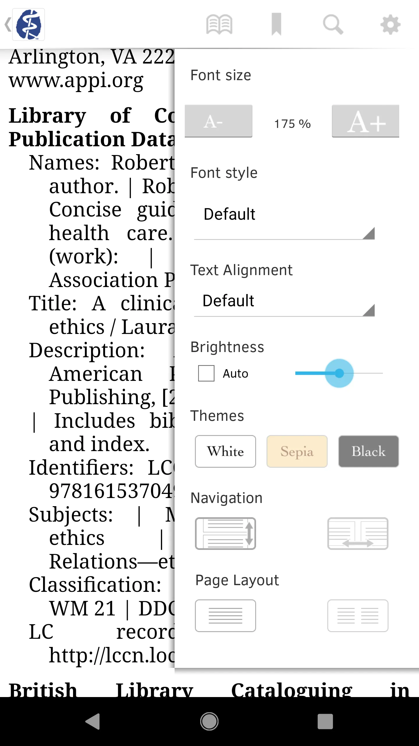 APA eBooks | Indus Appstore | Screenshot