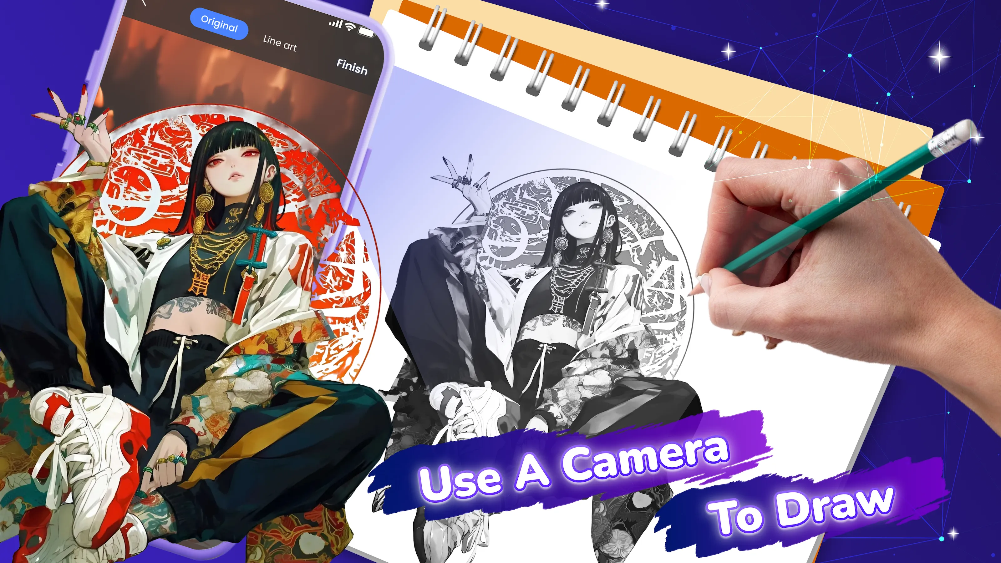 Draw Anime: Paint & Sketch App | Indus Appstore | Screenshot