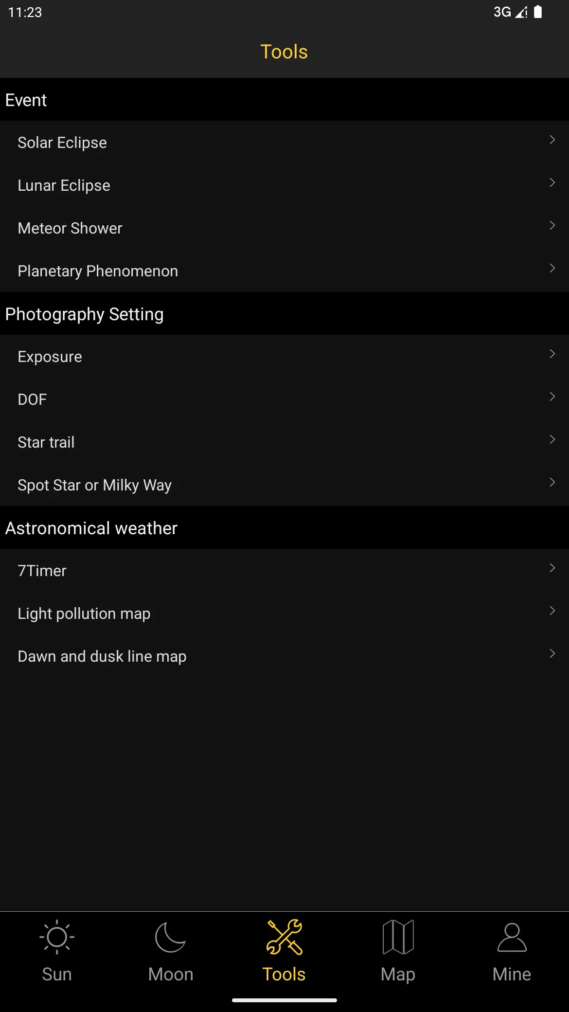 Solunar Calculator | Indus Appstore | Screenshot