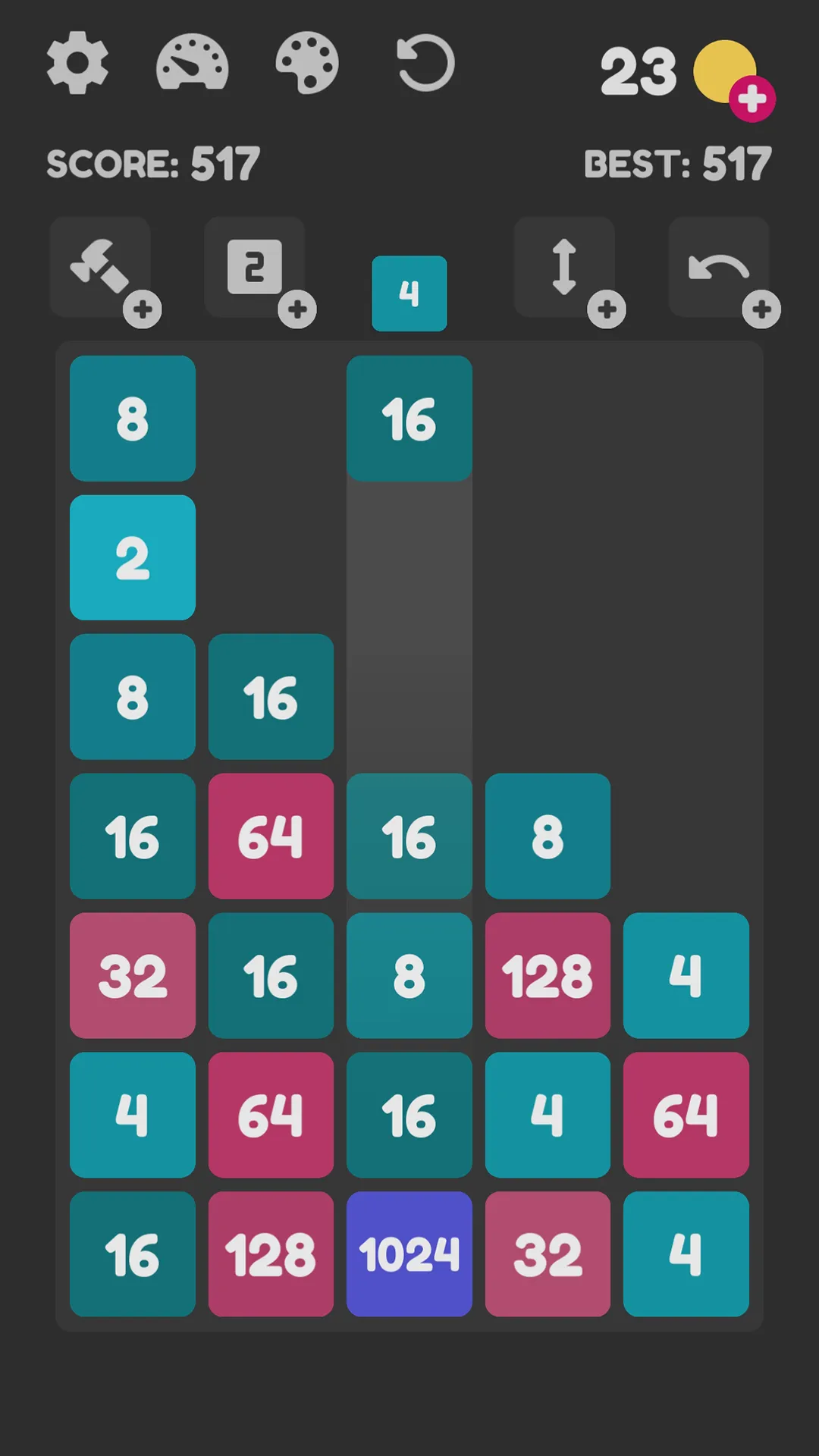 Square Merge: Infinite 2048 | Indus Appstore | Screenshot