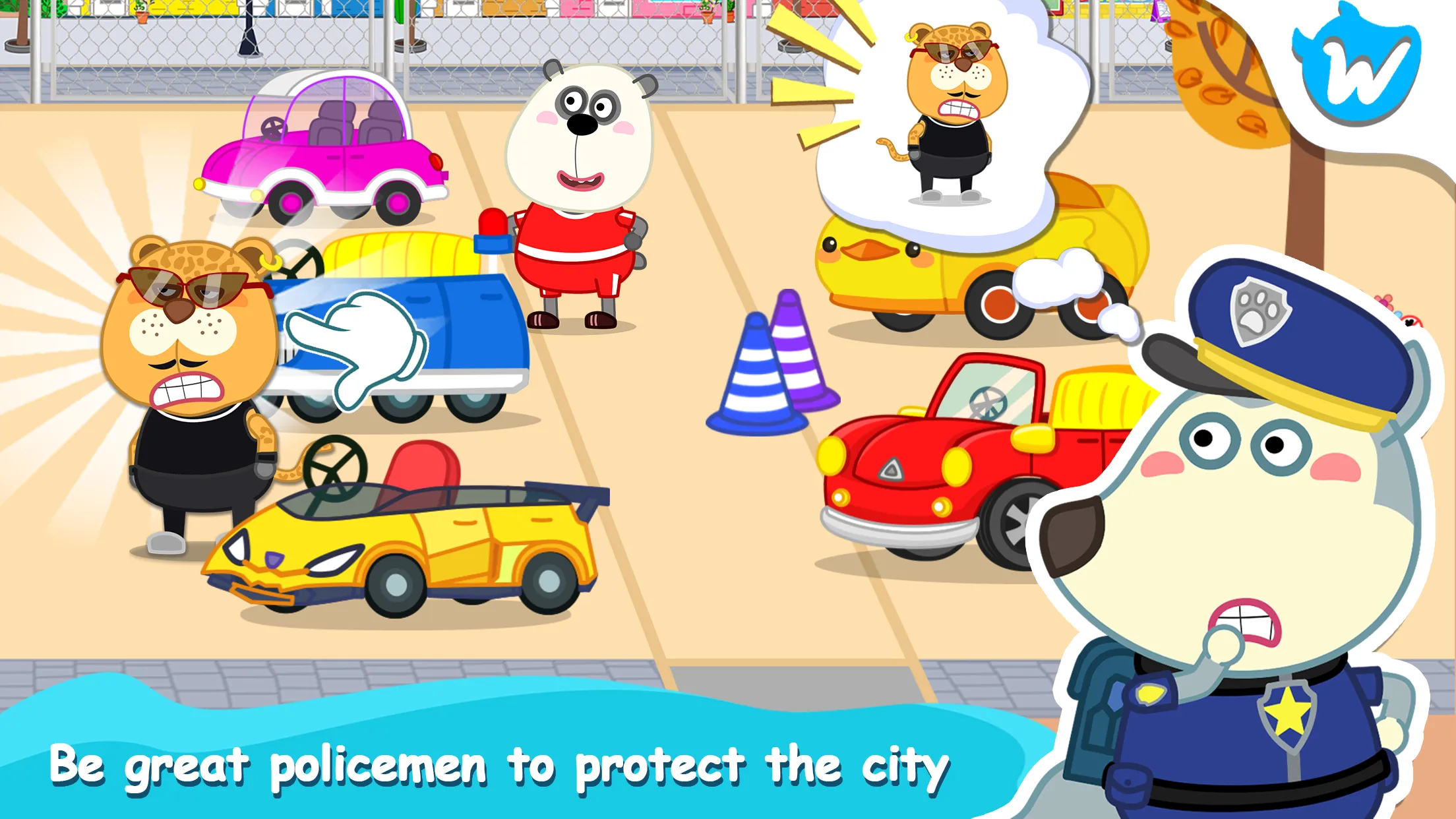 Wolfoo Police And Thief Game | Indus Appstore | Screenshot