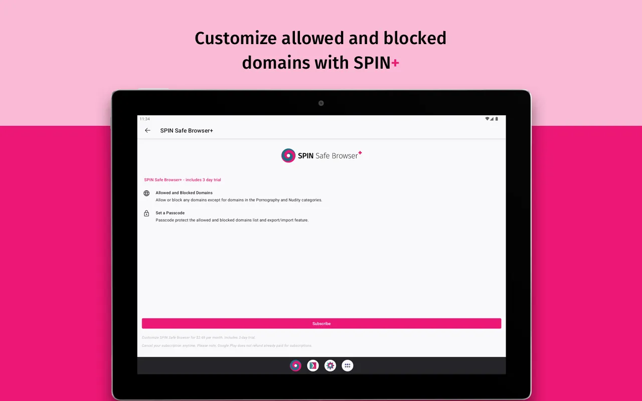 SPIN Safe Browser: Web Filter | Indus Appstore | Screenshot