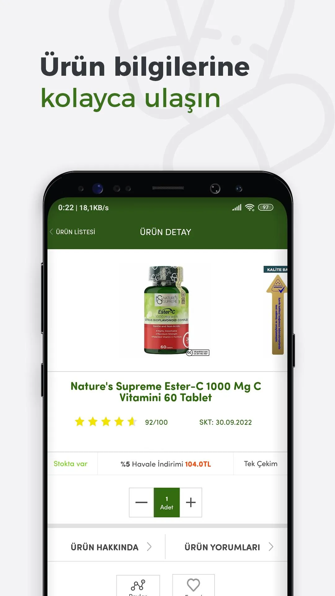 Vitaminler.com | Indus Appstore | Screenshot