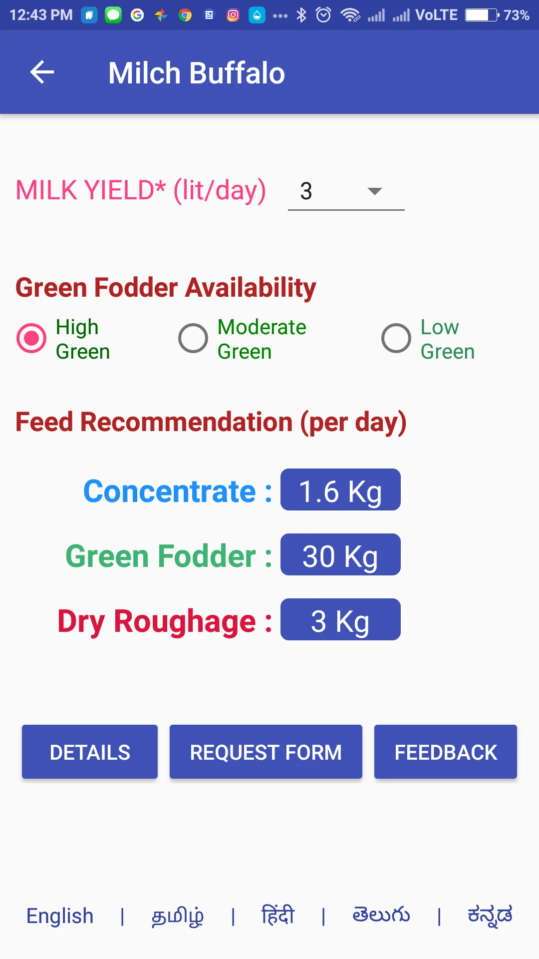 ICAR-NIANP FEED CHART | Indus Appstore | Screenshot