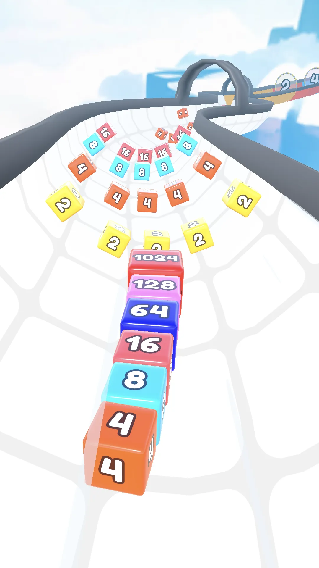 Jelly Tube Run 2048 | Indus Appstore | Screenshot