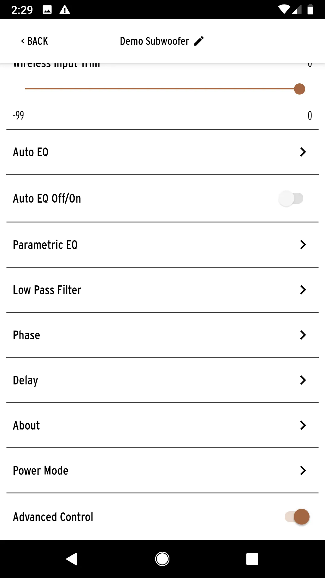 Klipsch LowControl | Indus Appstore | Screenshot