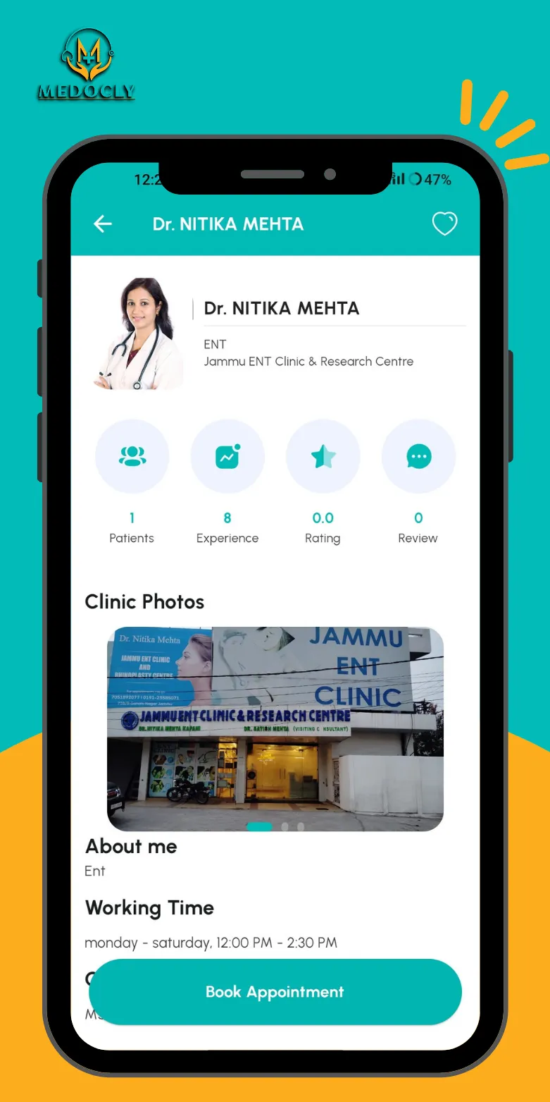 MEDOCLY -  Book Appointments | Indus Appstore | Screenshot