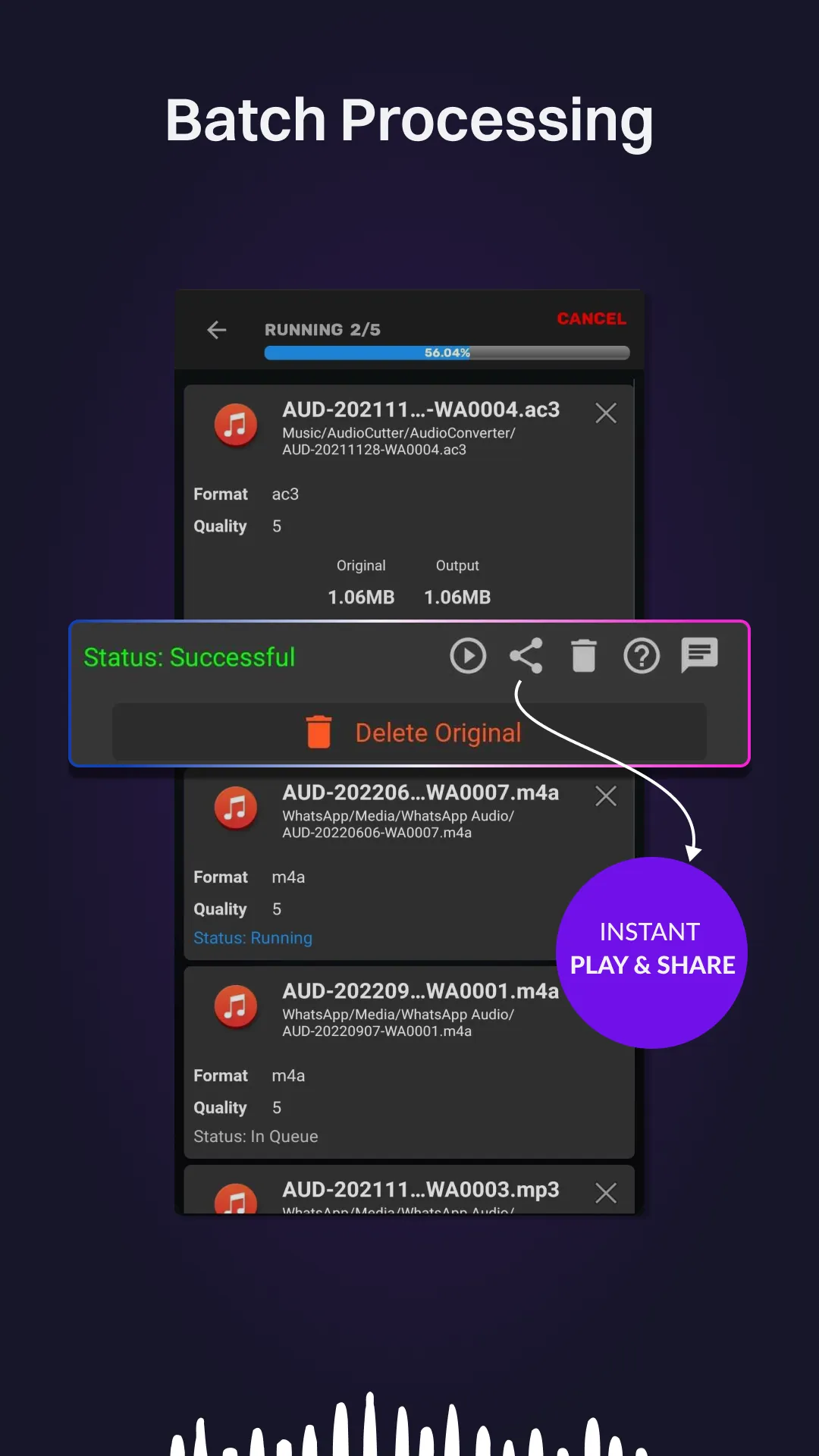 MP3 Cutter, Converter & Merger | Indus Appstore | Screenshot