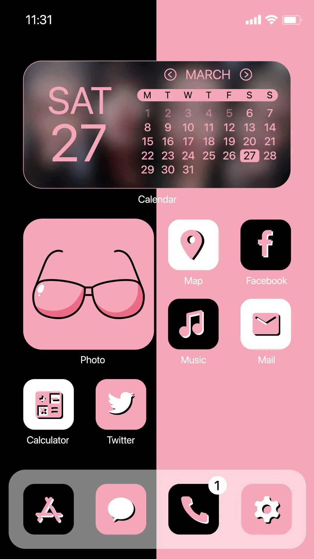 Wow DarkPink Theme - Icon Pack | Indus Appstore | Screenshot