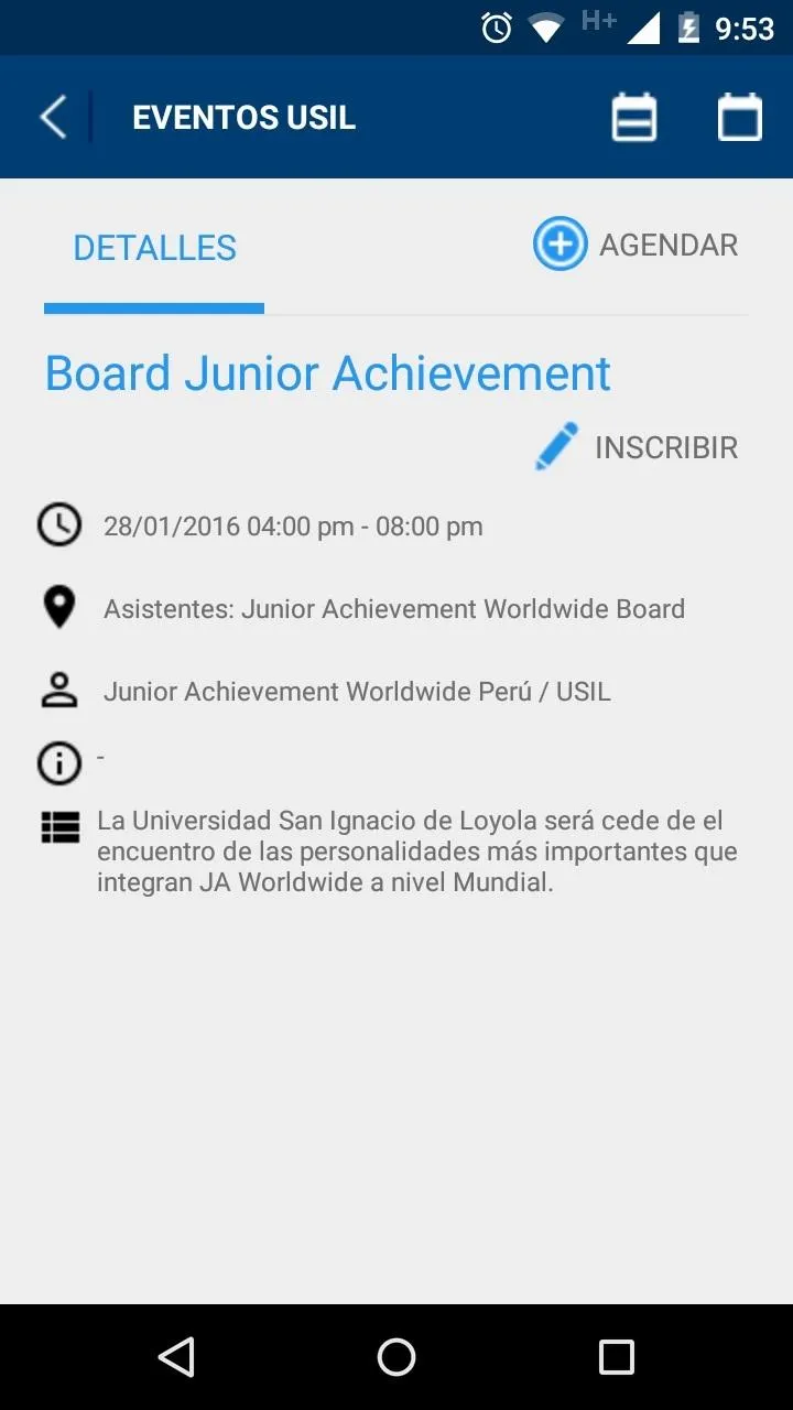 USIL Móvil | Indus Appstore | Screenshot