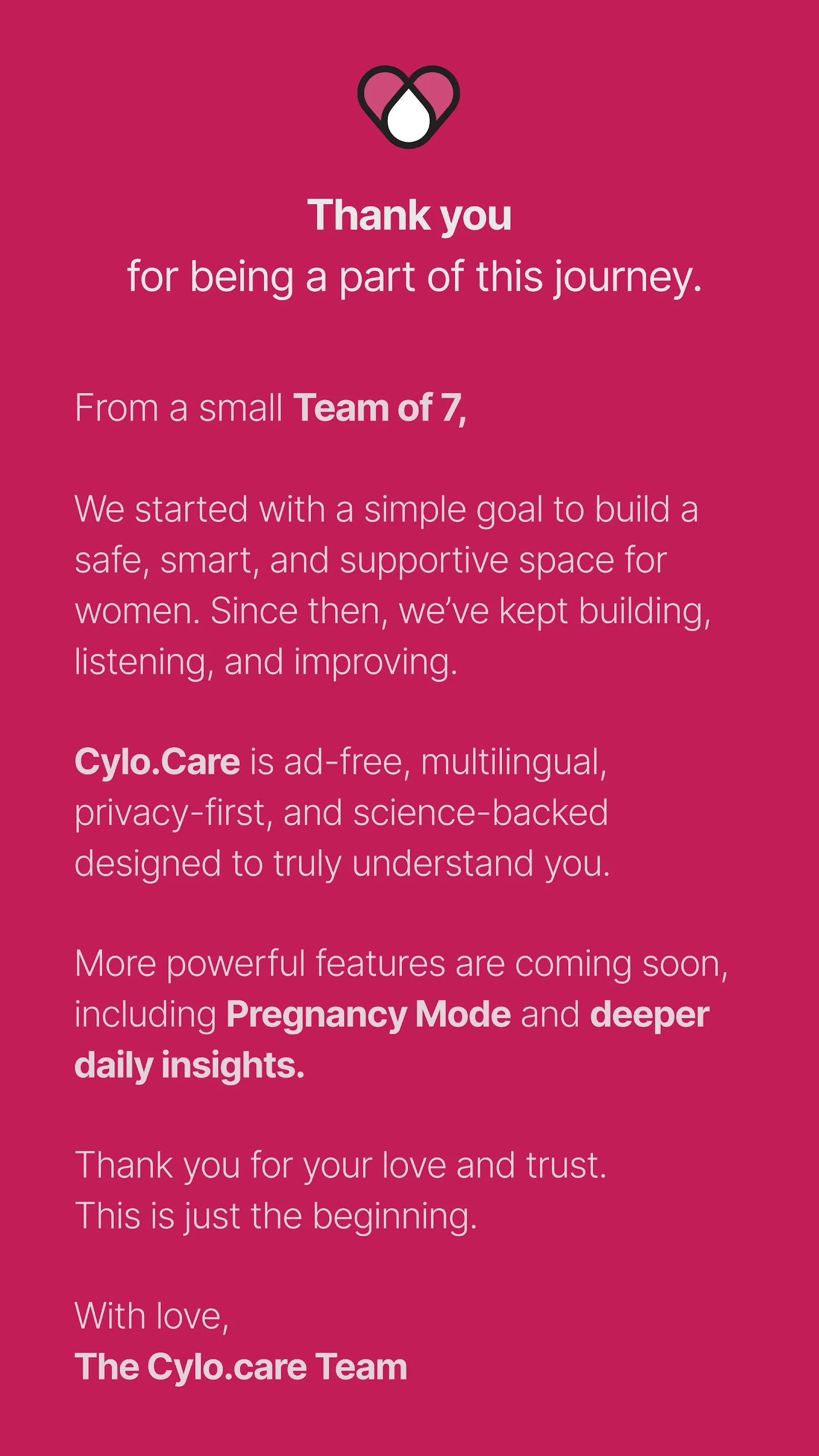 Cylo - Period & Cycle Tracker | Indus Appstore | Screenshot