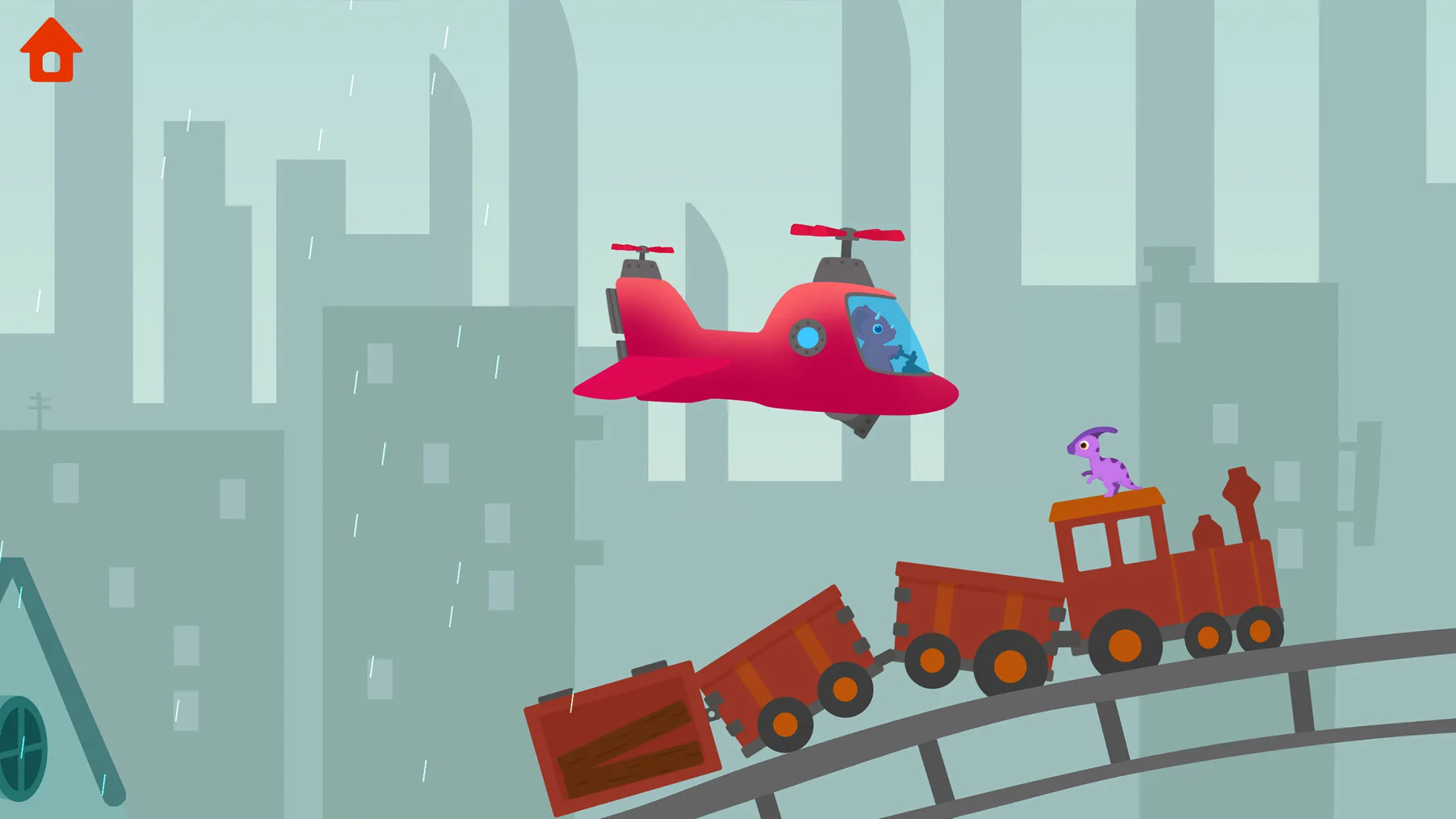 Dinosaur Helicopter Kids Games | Indus Appstore | Screenshot