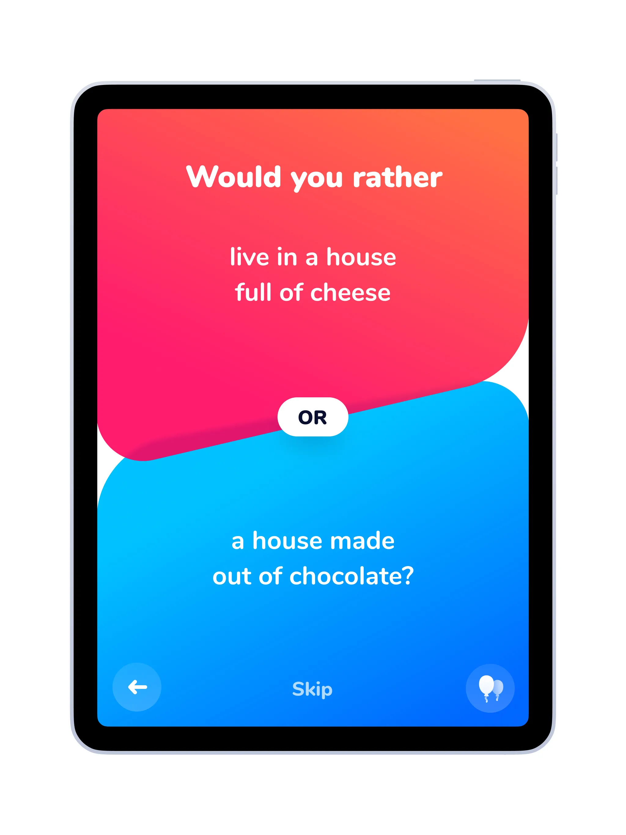 Dilemmaly - Would you rather? | Indus Appstore | Screenshot
