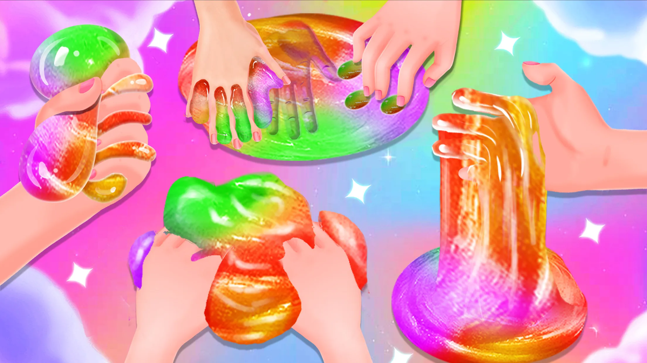 Pastel Rainbow Slime – DIY Mak | Indus Appstore | Screenshot