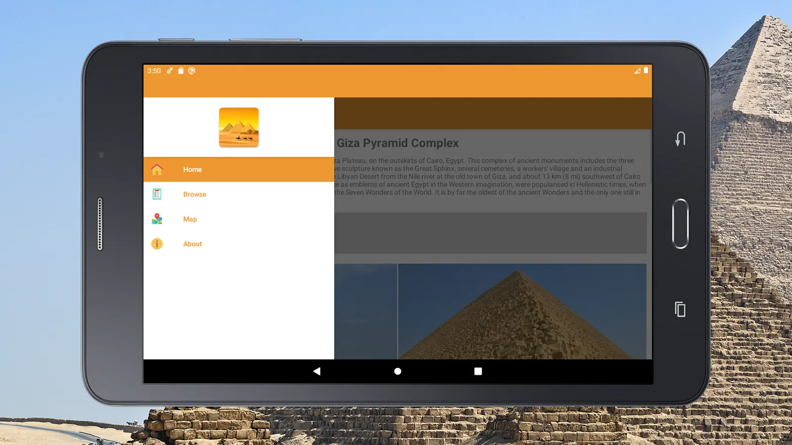 Giza Pyramids Complex | Indus Appstore | Screenshot