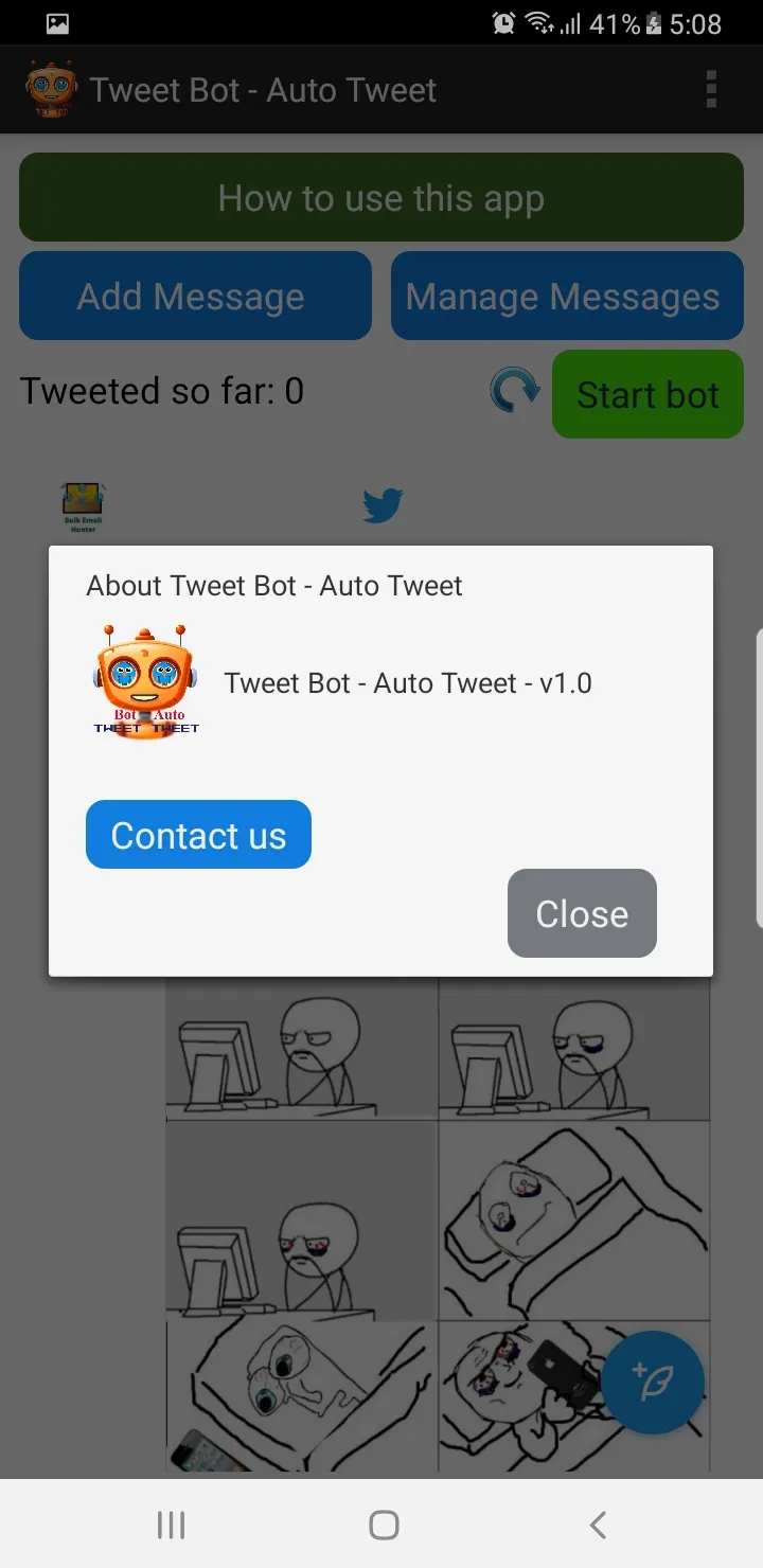 Tweet Bot - Auto Tweet | Indus Appstore | Screenshot