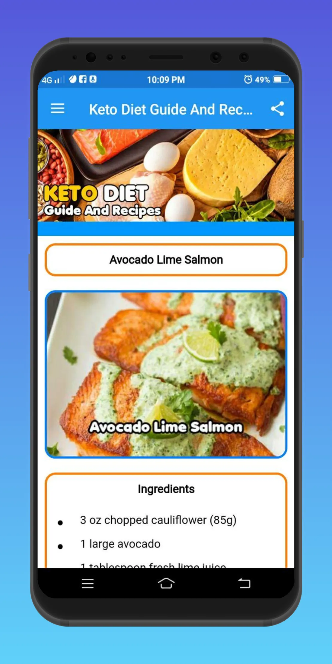 Keto Diet Guide And Recipes | Indus Appstore | Screenshot