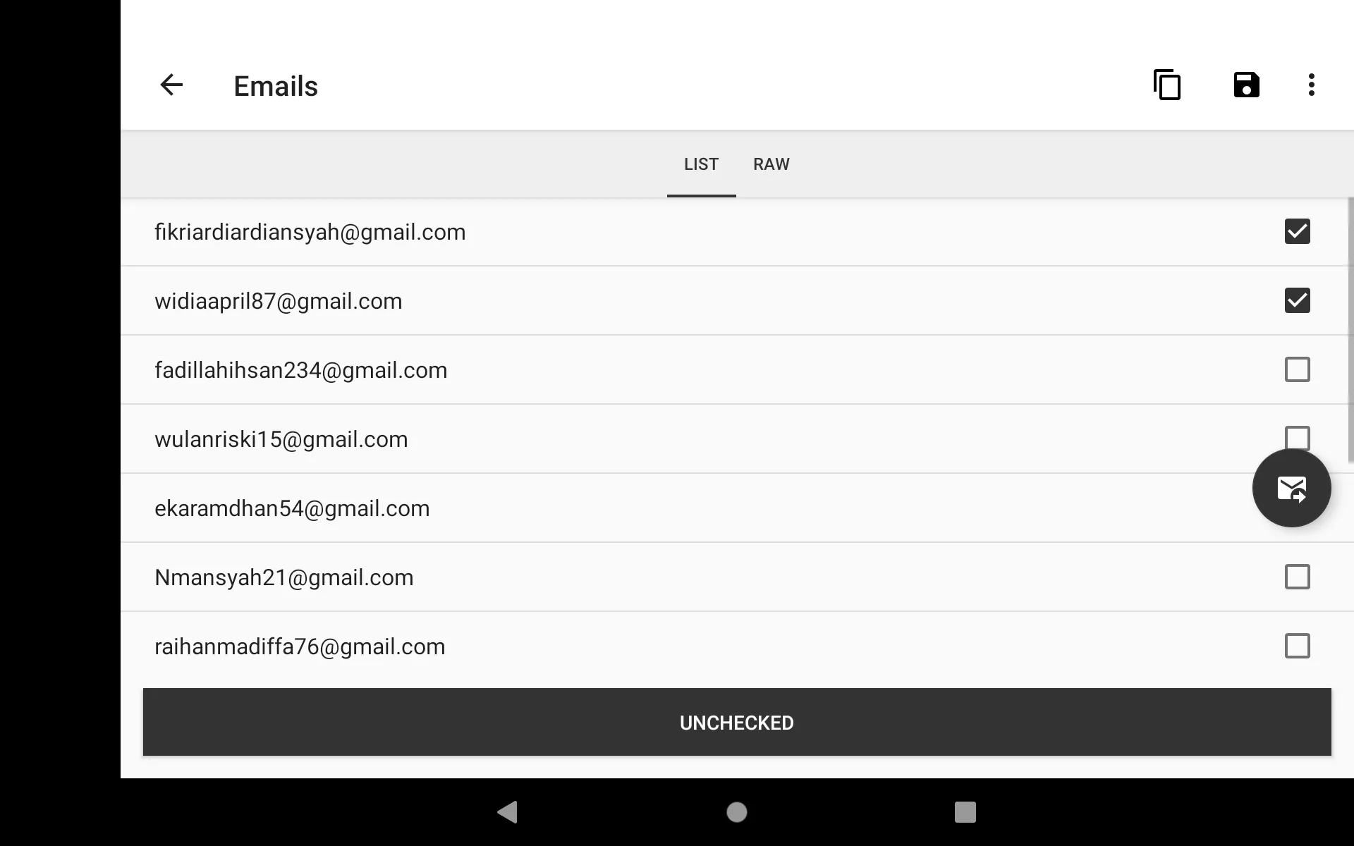 Email Address Extractor | Indus Appstore | Screenshot