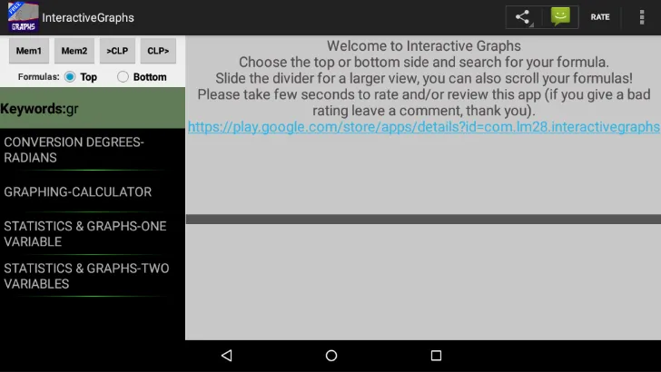 Interactive Graphs | Indus Appstore | Screenshot