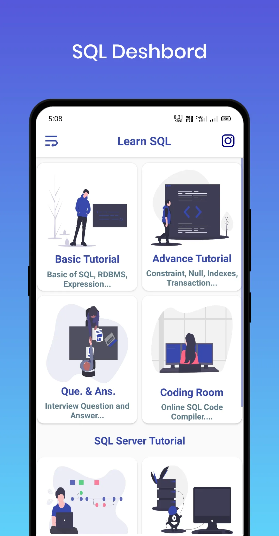 Learn SQL and SQL Server | Indus Appstore | Screenshot