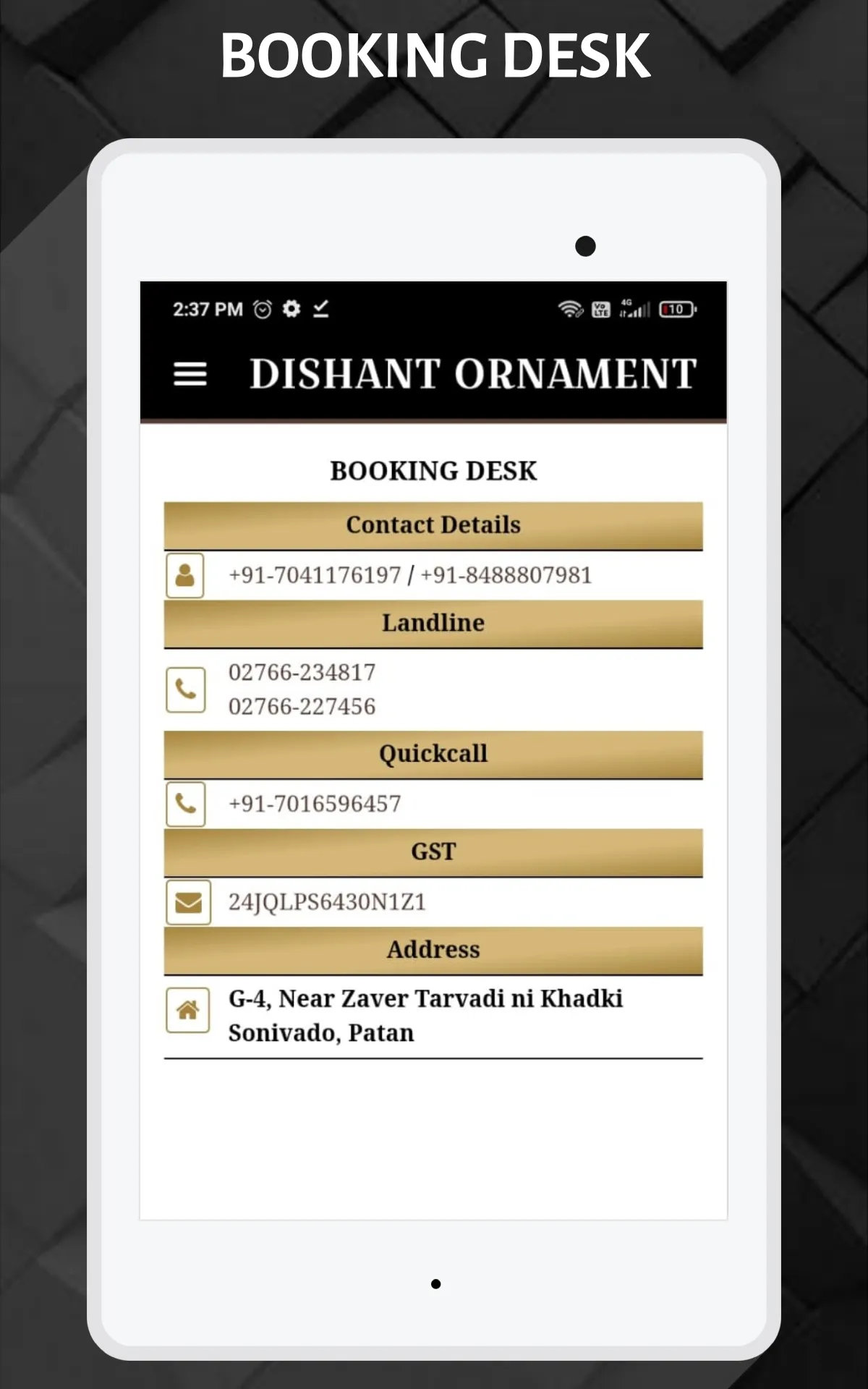 Dishant Ornament | Indus Appstore | Screenshot