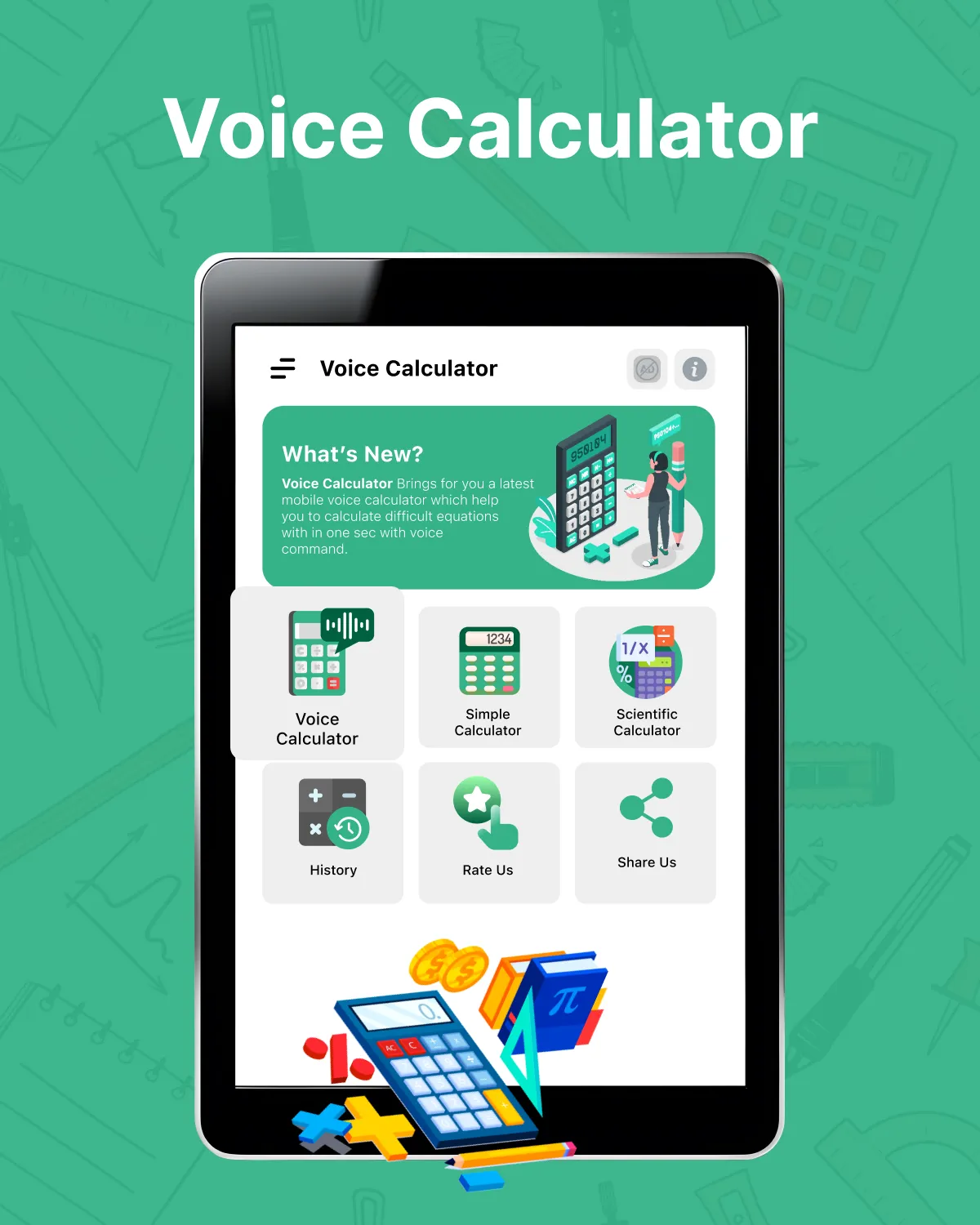 All in one Talking Calculator | Indus Appstore | Screenshot