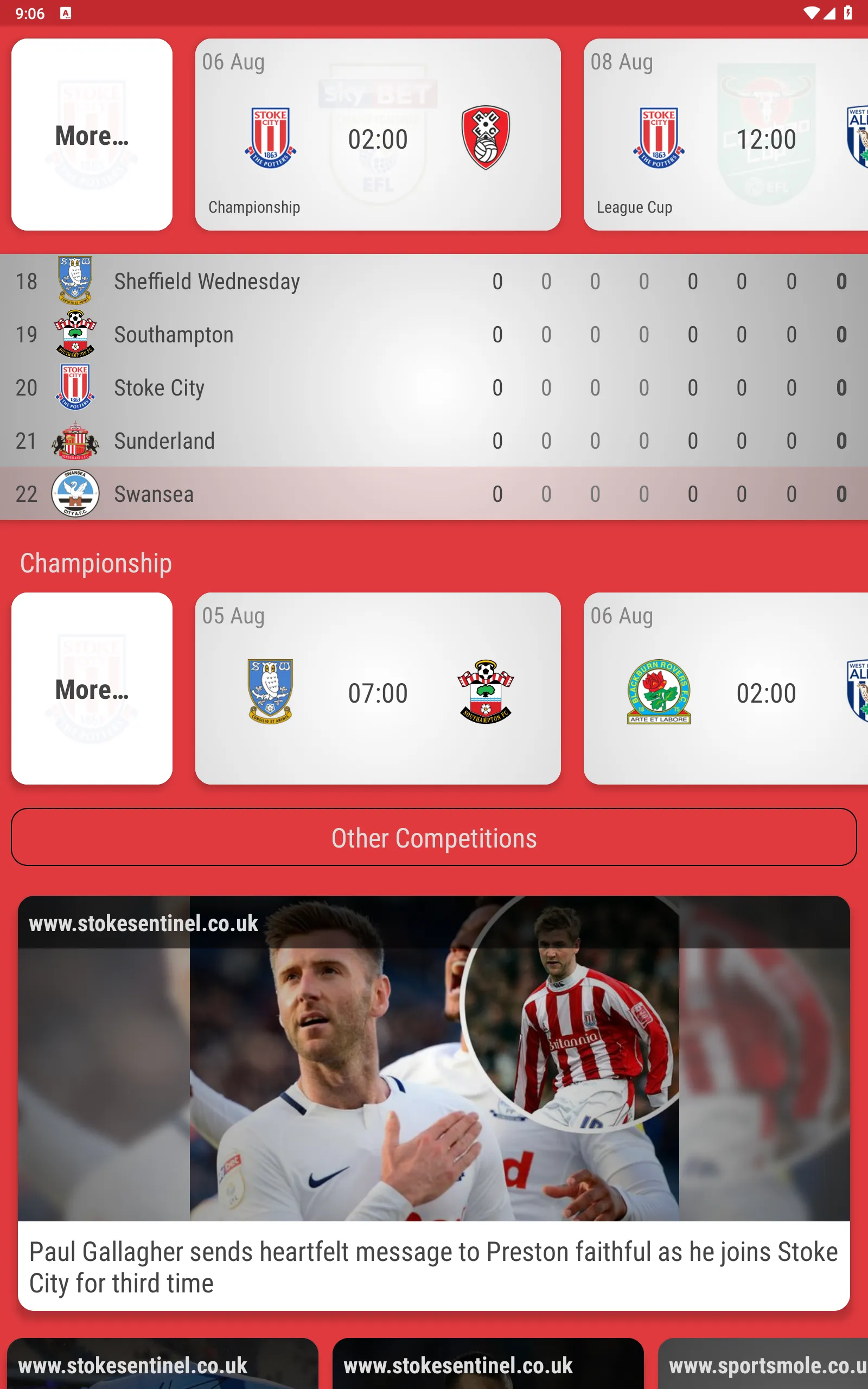 Stoke City Fan App | Indus Appstore | Screenshot