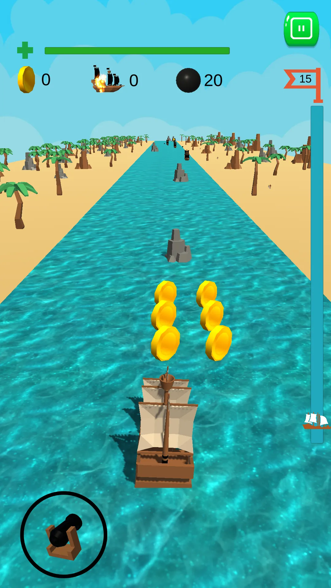 Pirate Ship Shoot and Run | Indus Appstore | Screenshot