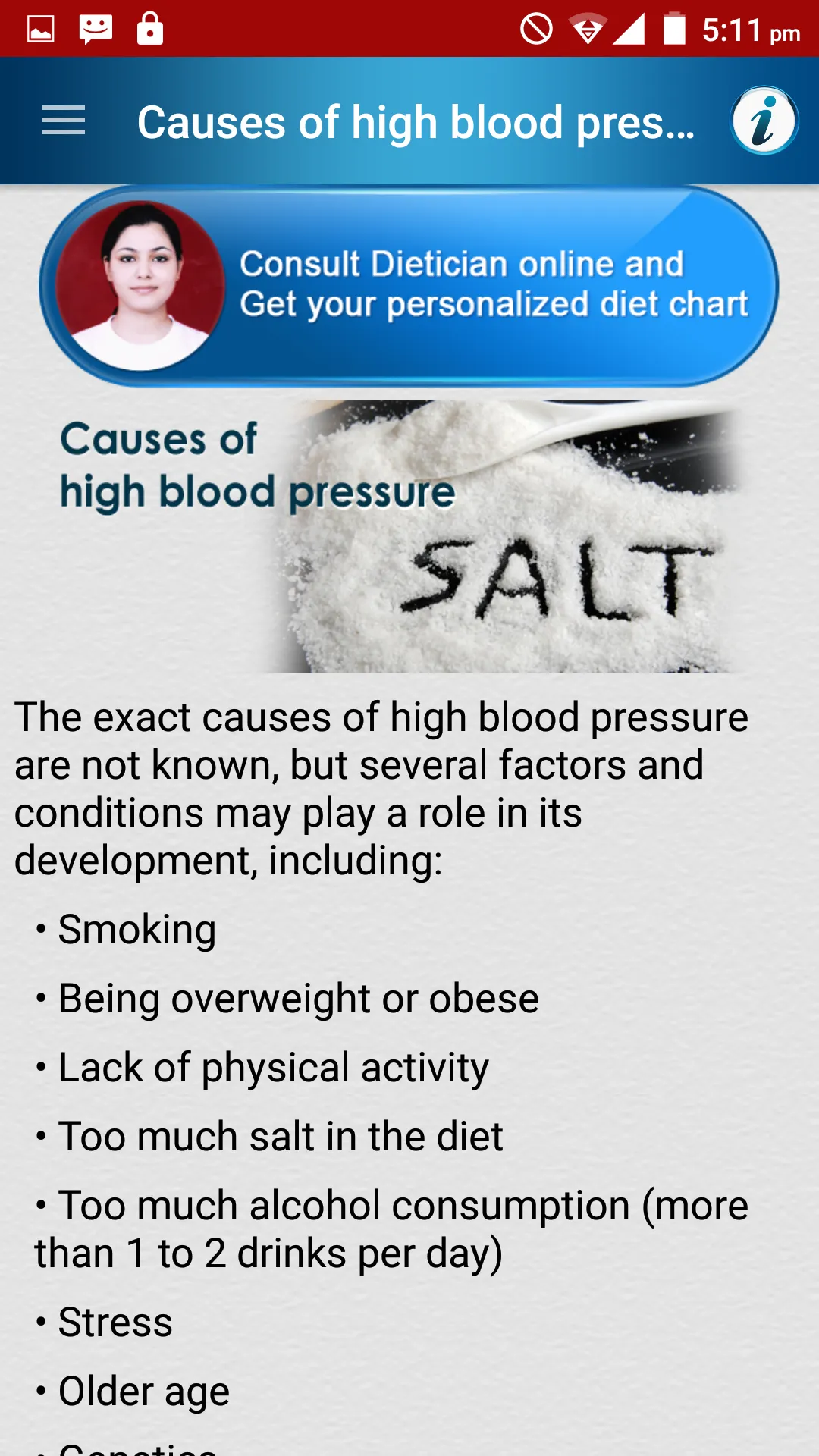 High Blood Pressure Diet Tips | Indus Appstore | Screenshot