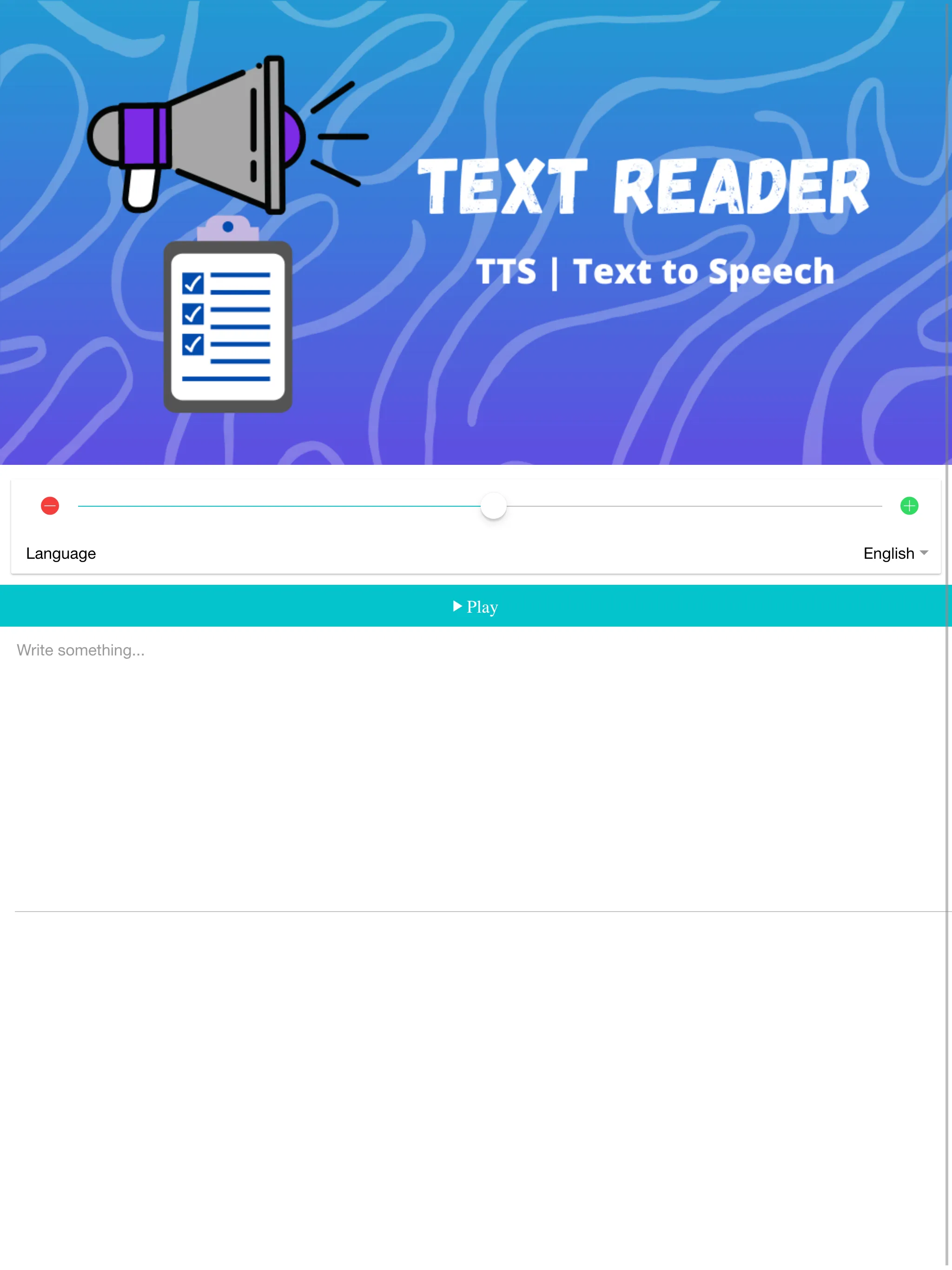 Text To Speech: TTS Reader | Indus Appstore | Screenshot