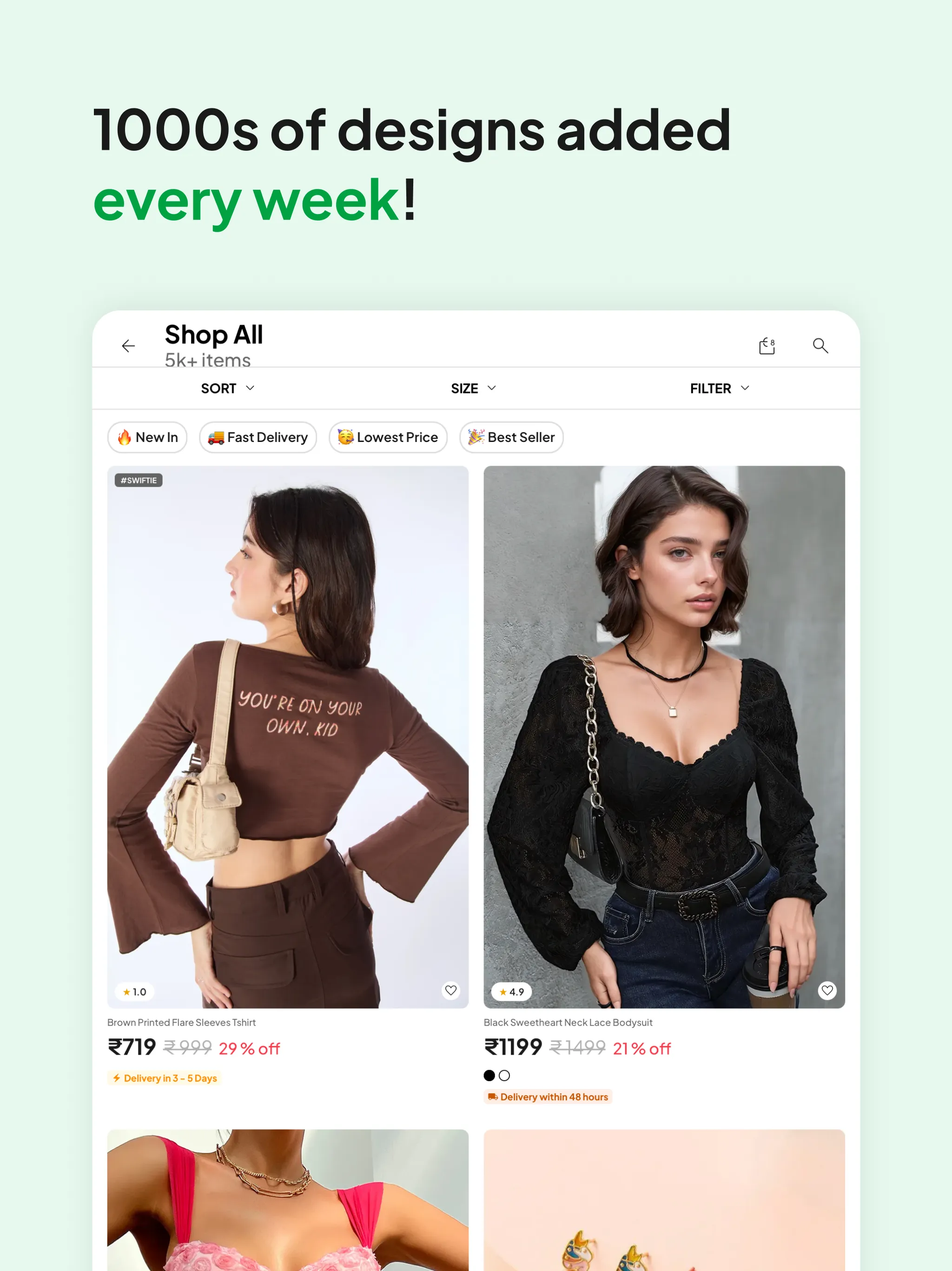 NEWME-Freshest Fashion Fastest | Indus Appstore | Screenshot
