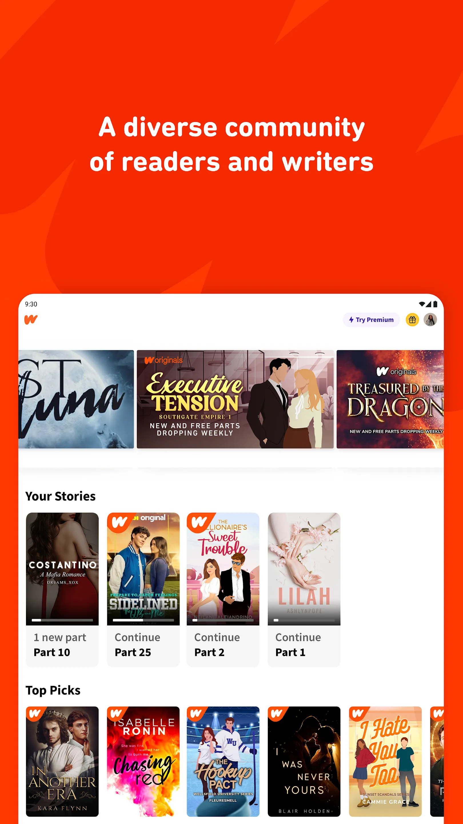 Wattpad - Read & Write Stories | Indus Appstore | Screenshot
