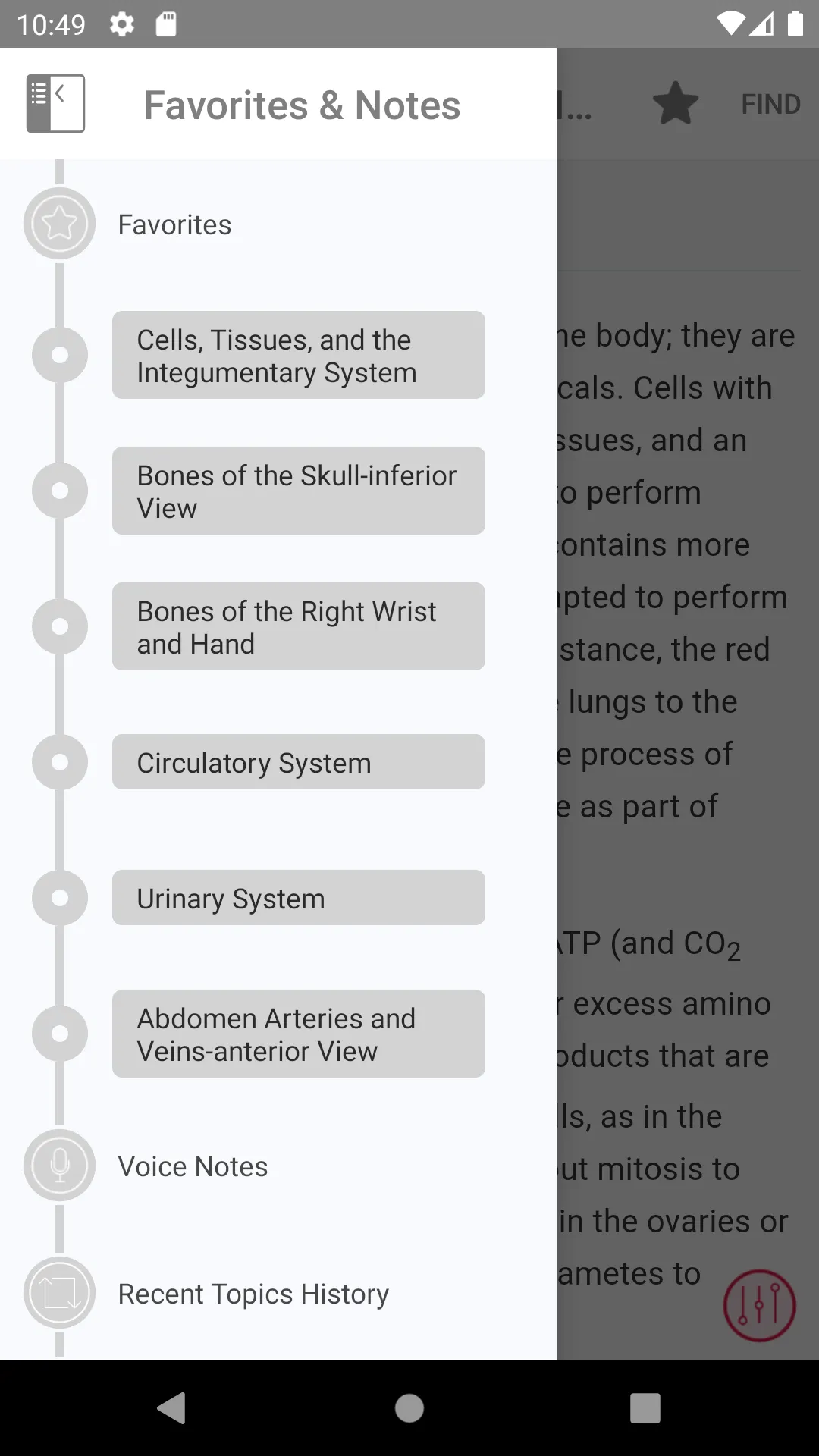 Pocket Anatomy and Physiology | Indus Appstore | Screenshot