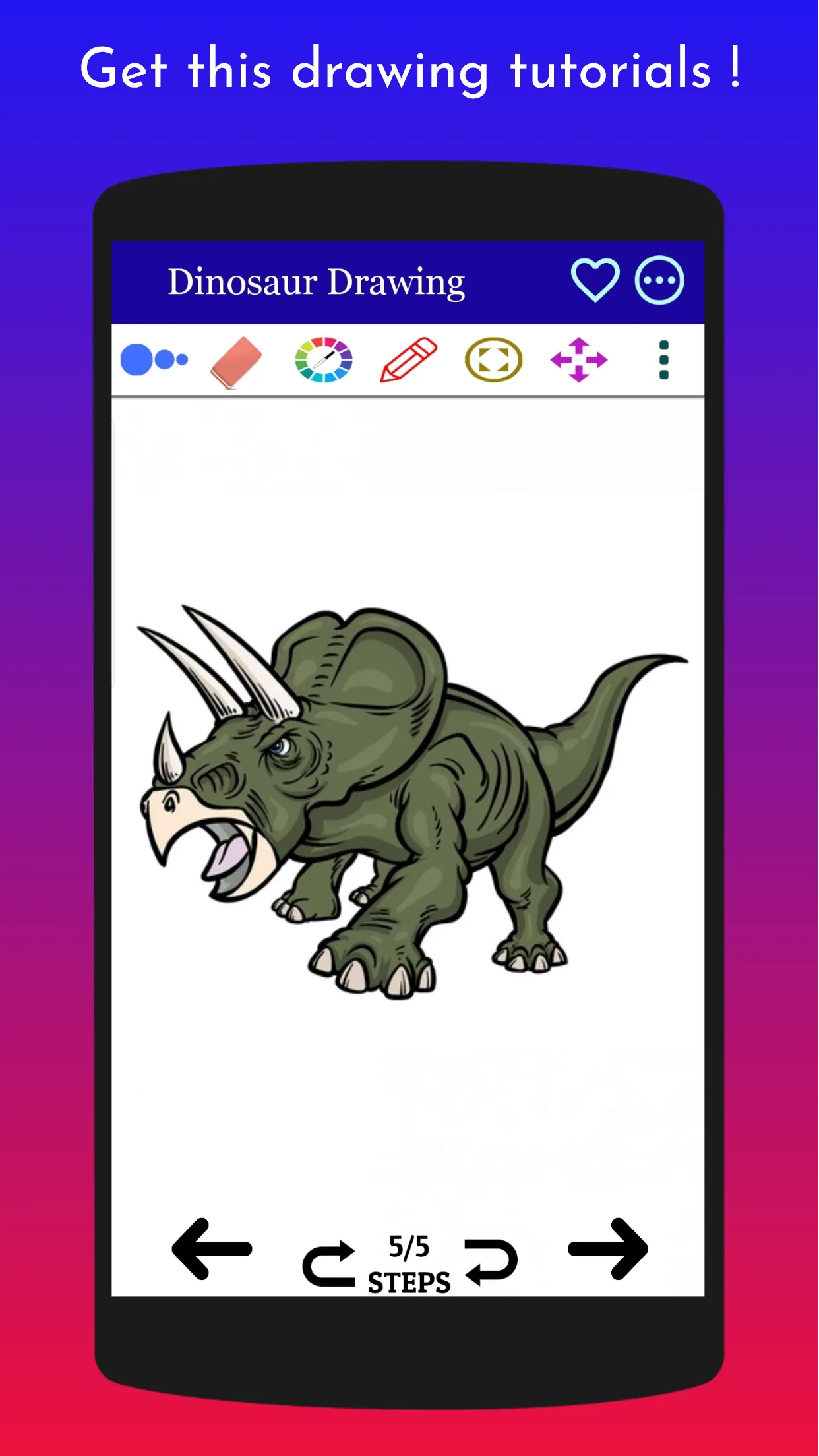 How to Draw Jurassic Dinosaur | Indus Appstore | Screenshot