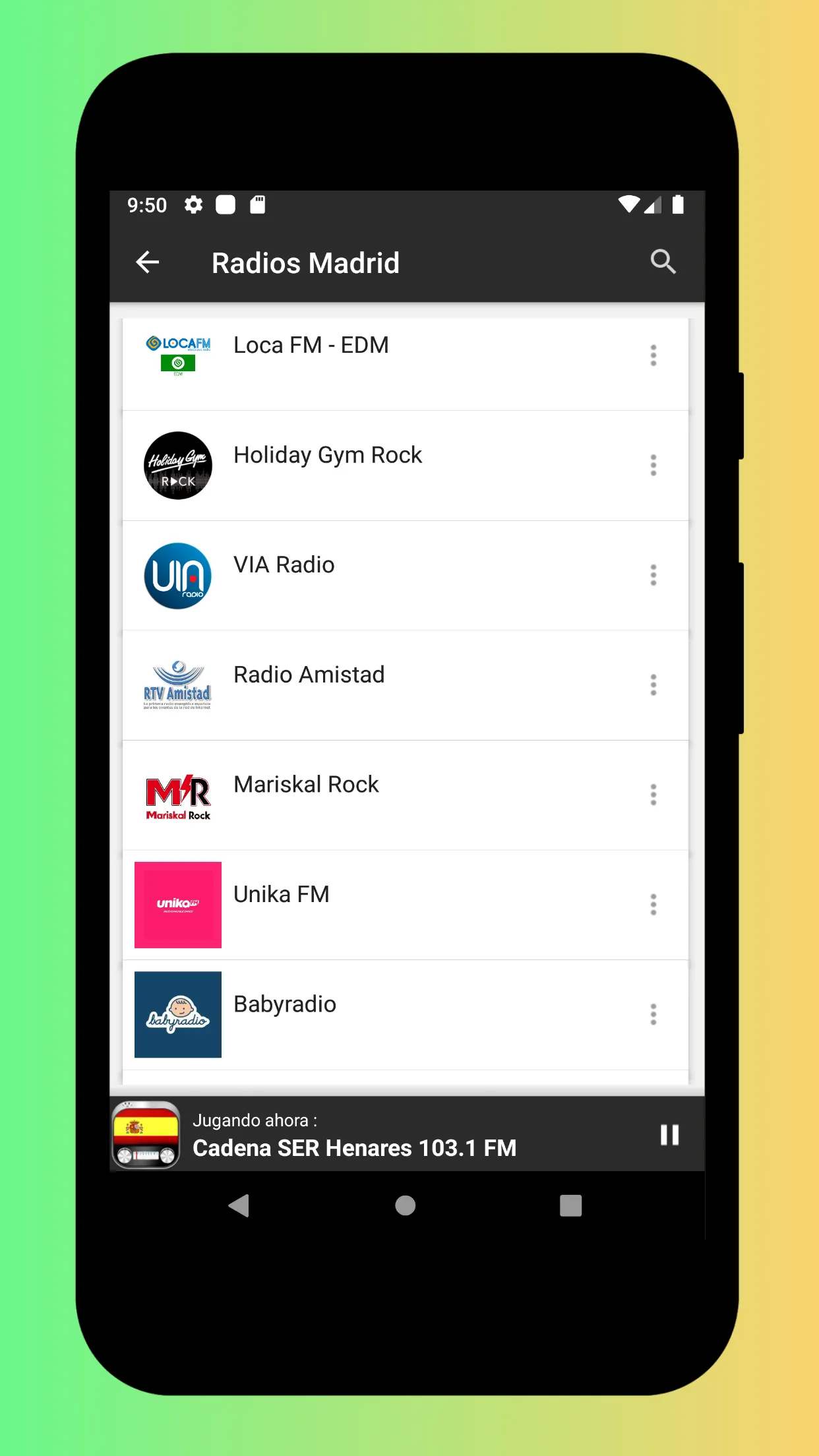 Radio Spain - Radio Spain FM | Indus Appstore | Screenshot