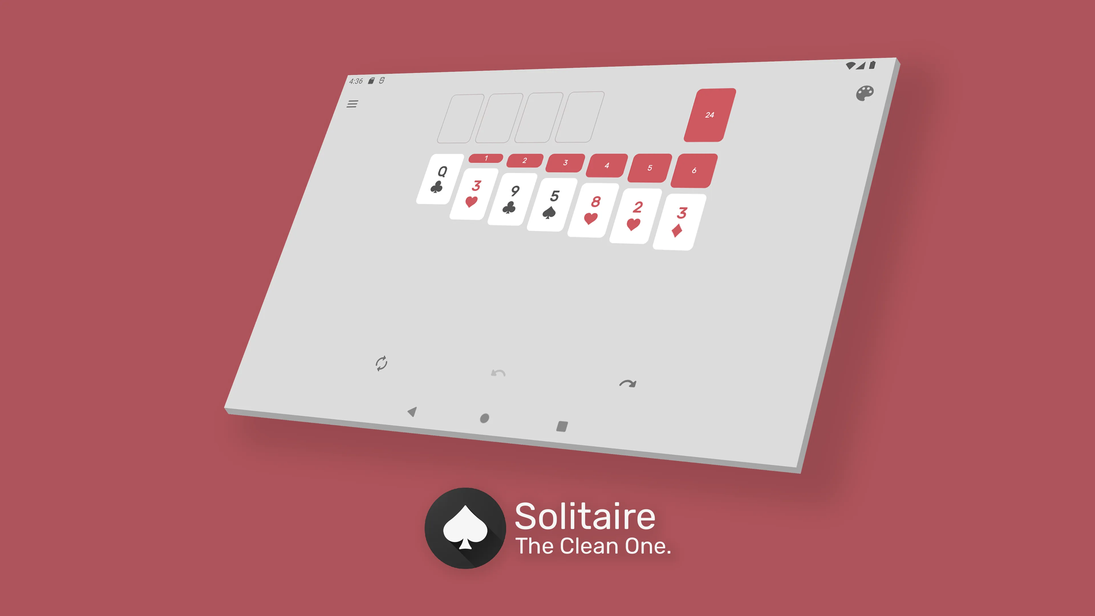 Solitaire - The Clean One | Indus Appstore | Screenshot