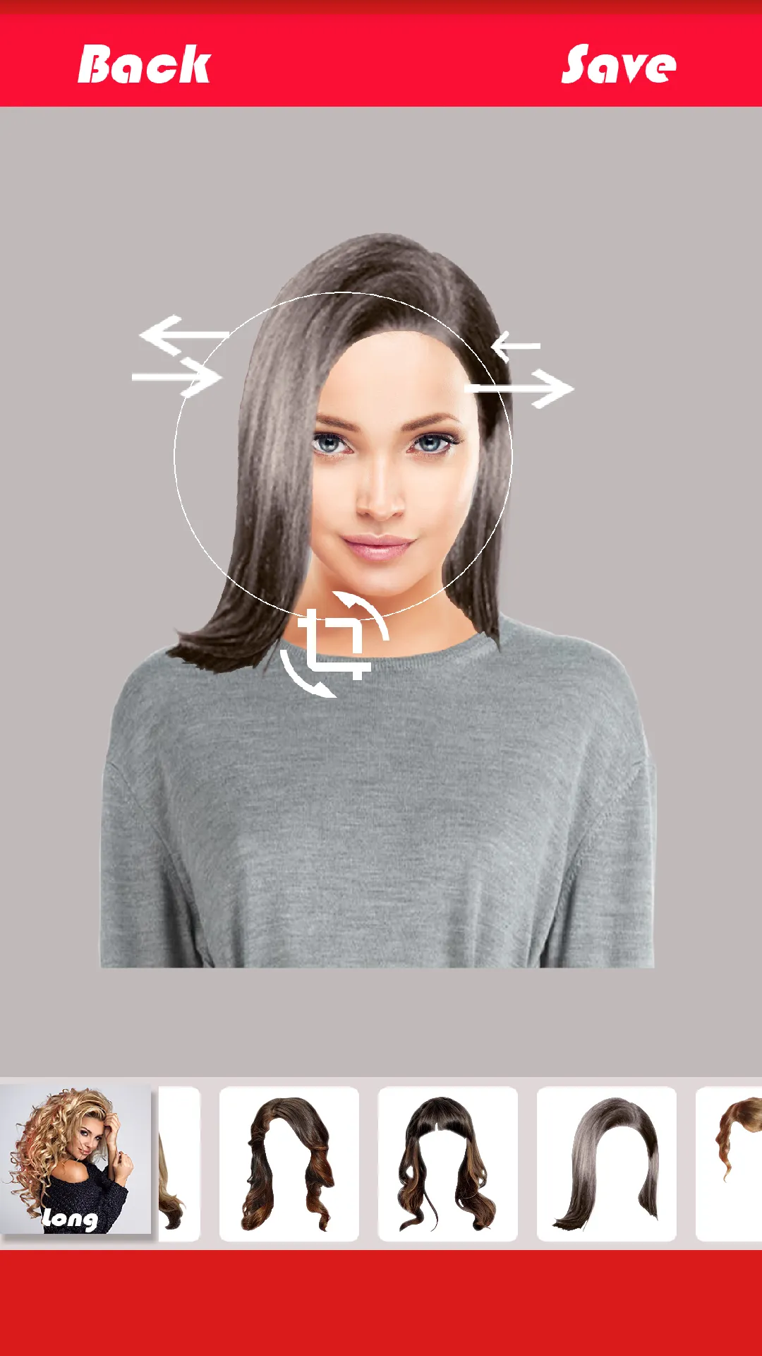 Change Hairstyle | Indus Appstore | Screenshot