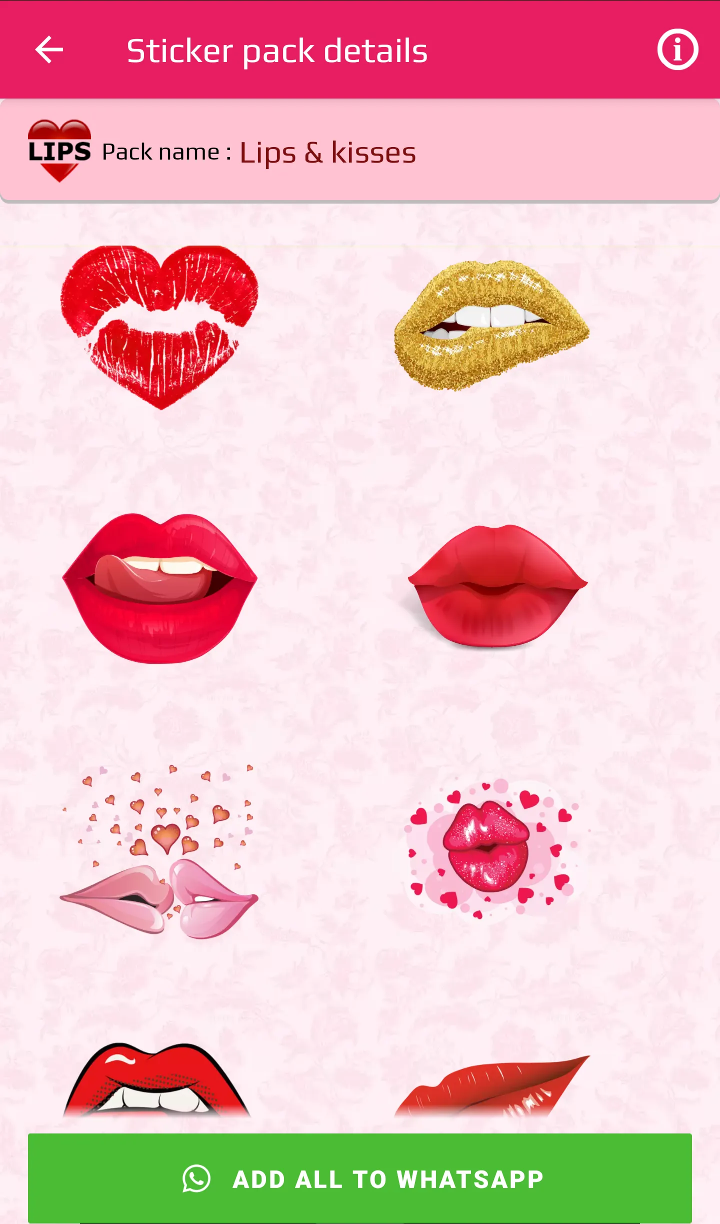 Love Stickers | Indus Appstore | Screenshot