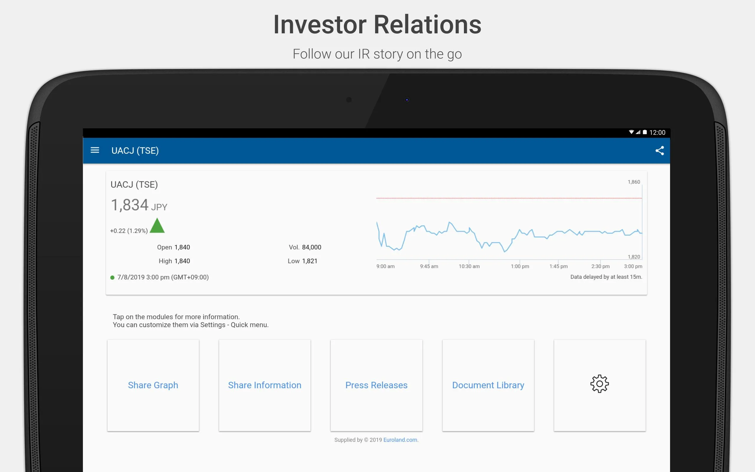 UACJ Corp Investor Relations | Indus Appstore | Screenshot