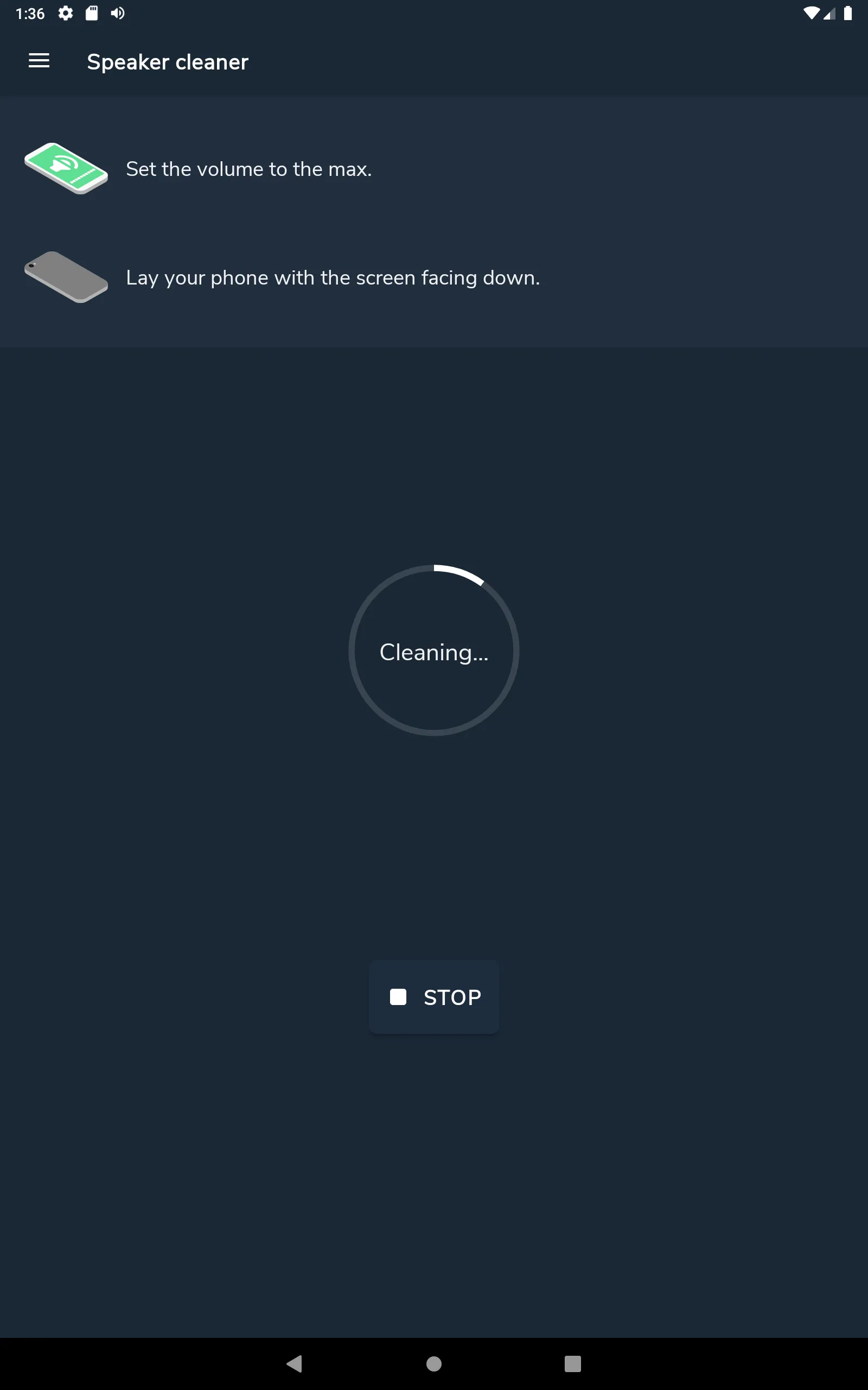 Speaker cleaner - Remove water | Indus Appstore | Screenshot