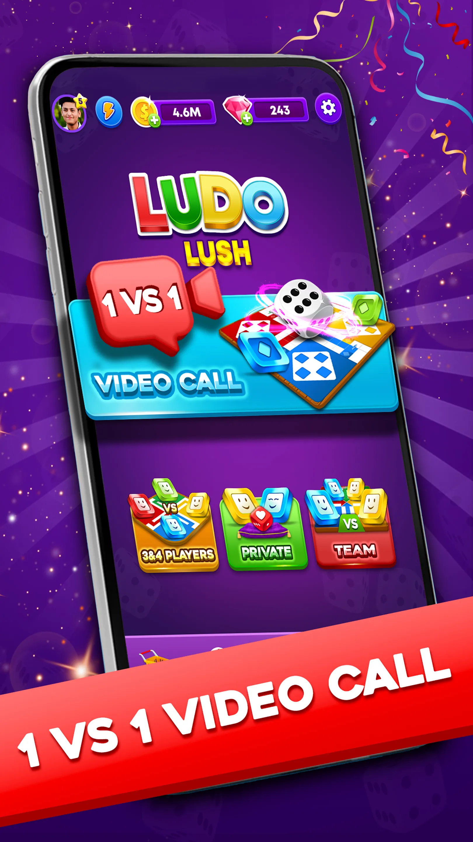 Ludo Lush-Game with Video Call | Indus Appstore | Screenshot