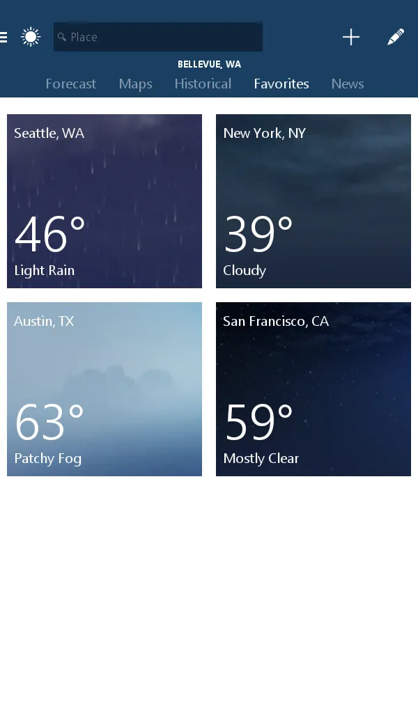 MSN Weather - Forecast & Maps | Indus Appstore | Screenshot