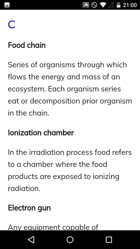 Chemistry Dictionary | Indus Appstore | Screenshot