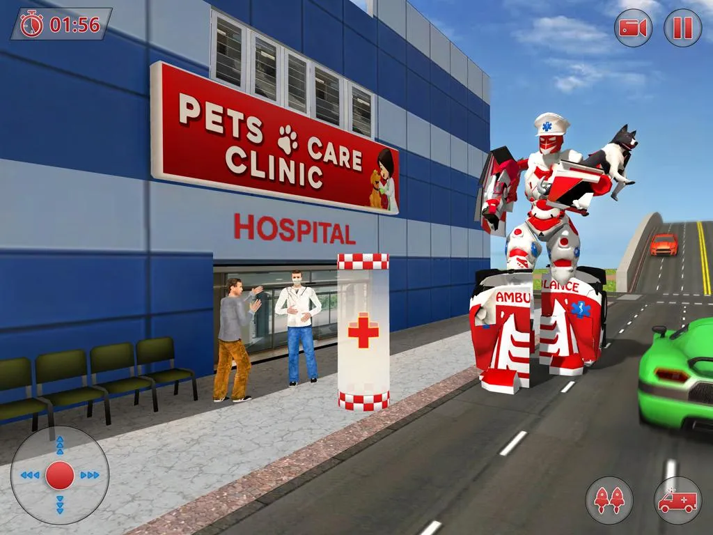 Ambulance Robot City Rescue | Indus Appstore | Screenshot