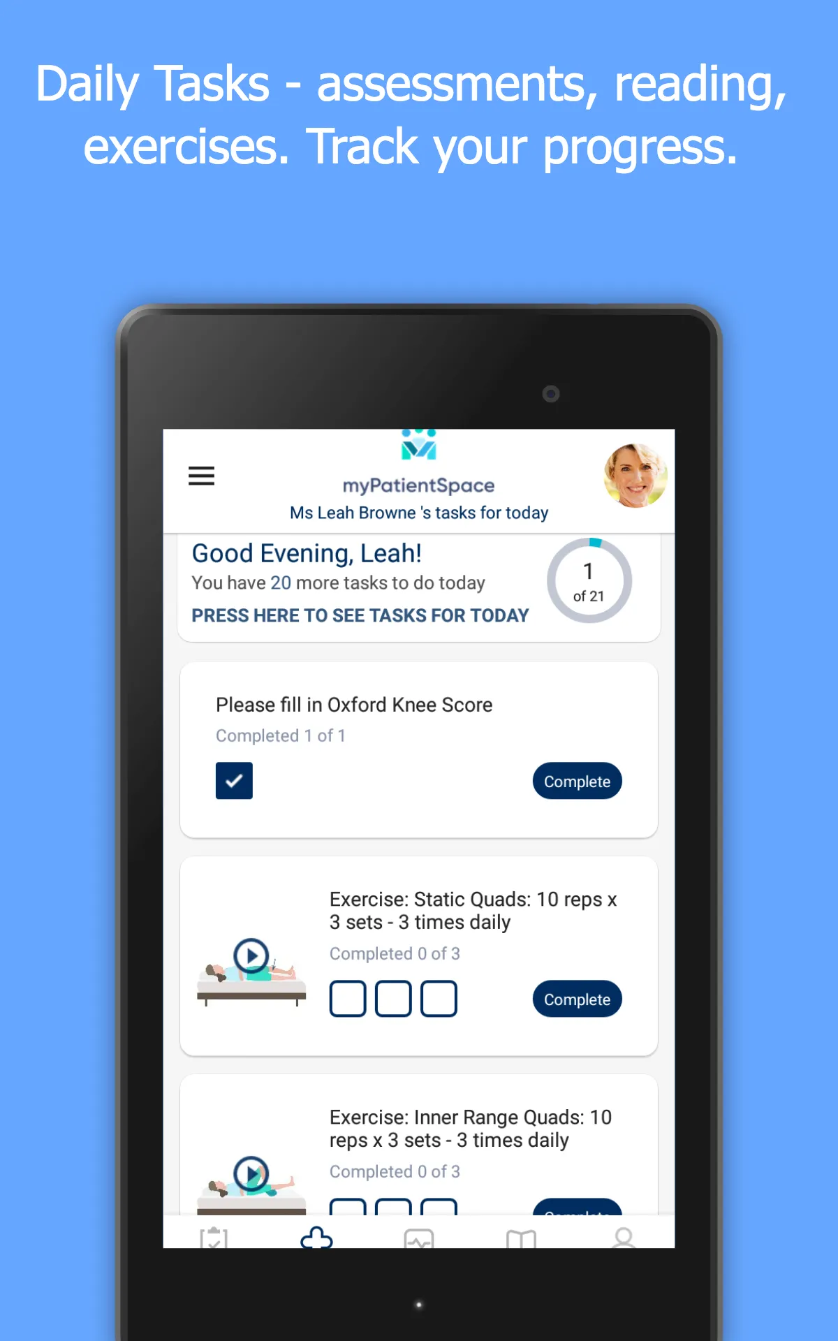 myPatientSpace | Indus Appstore | Screenshot