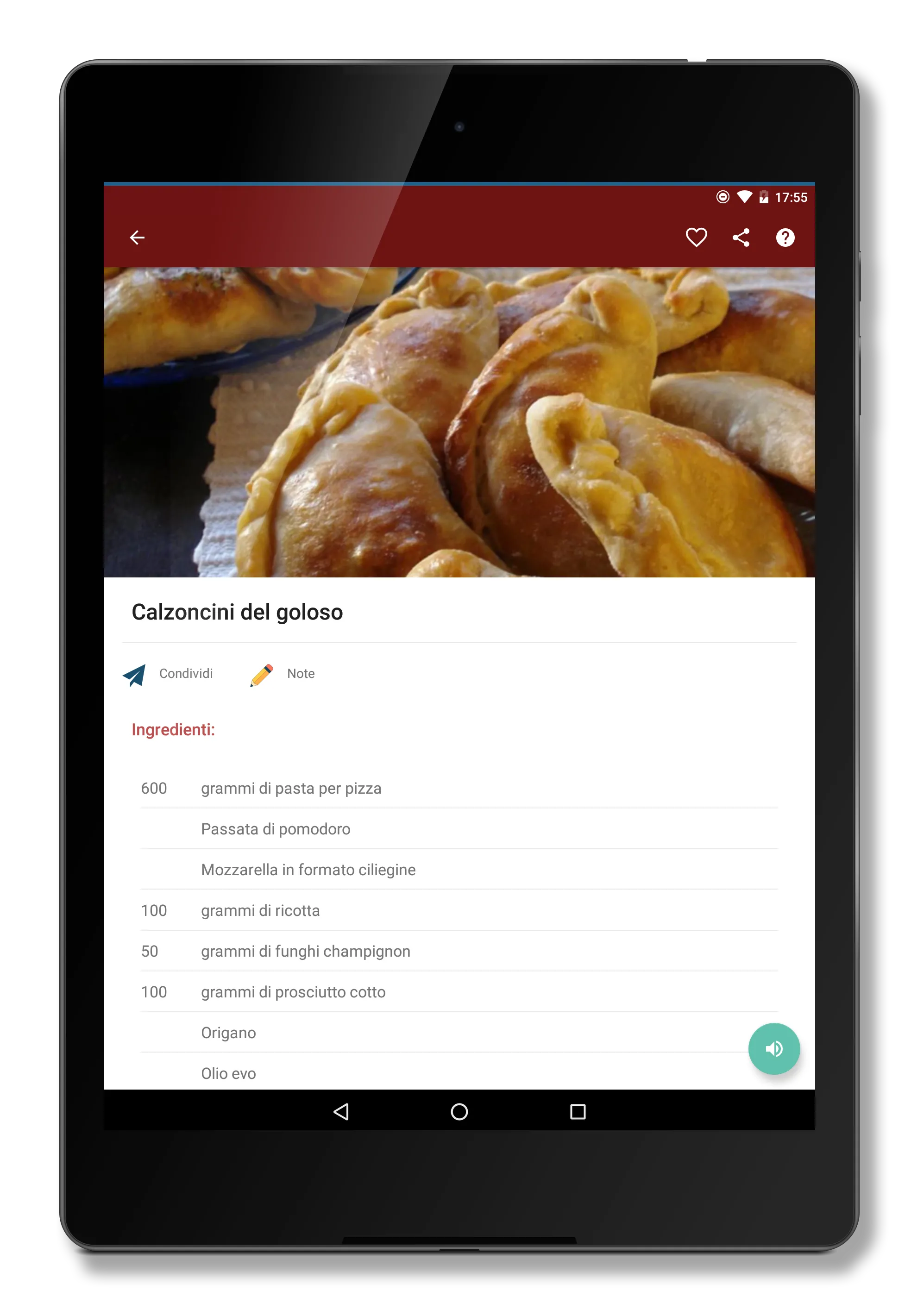 Ricette Parlanti | Indus Appstore | Screenshot