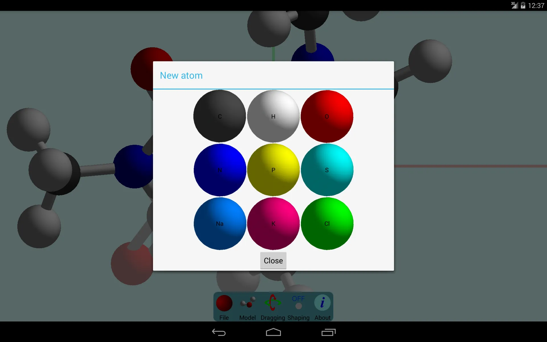 Molecular Constructor | Indus Appstore | Screenshot