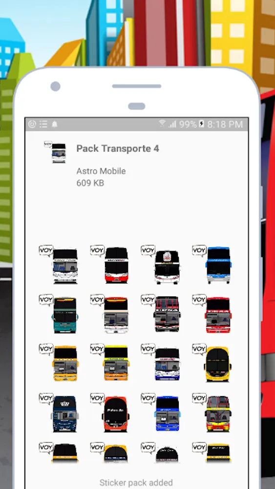 Stickers de Transportes | Indus Appstore | Screenshot