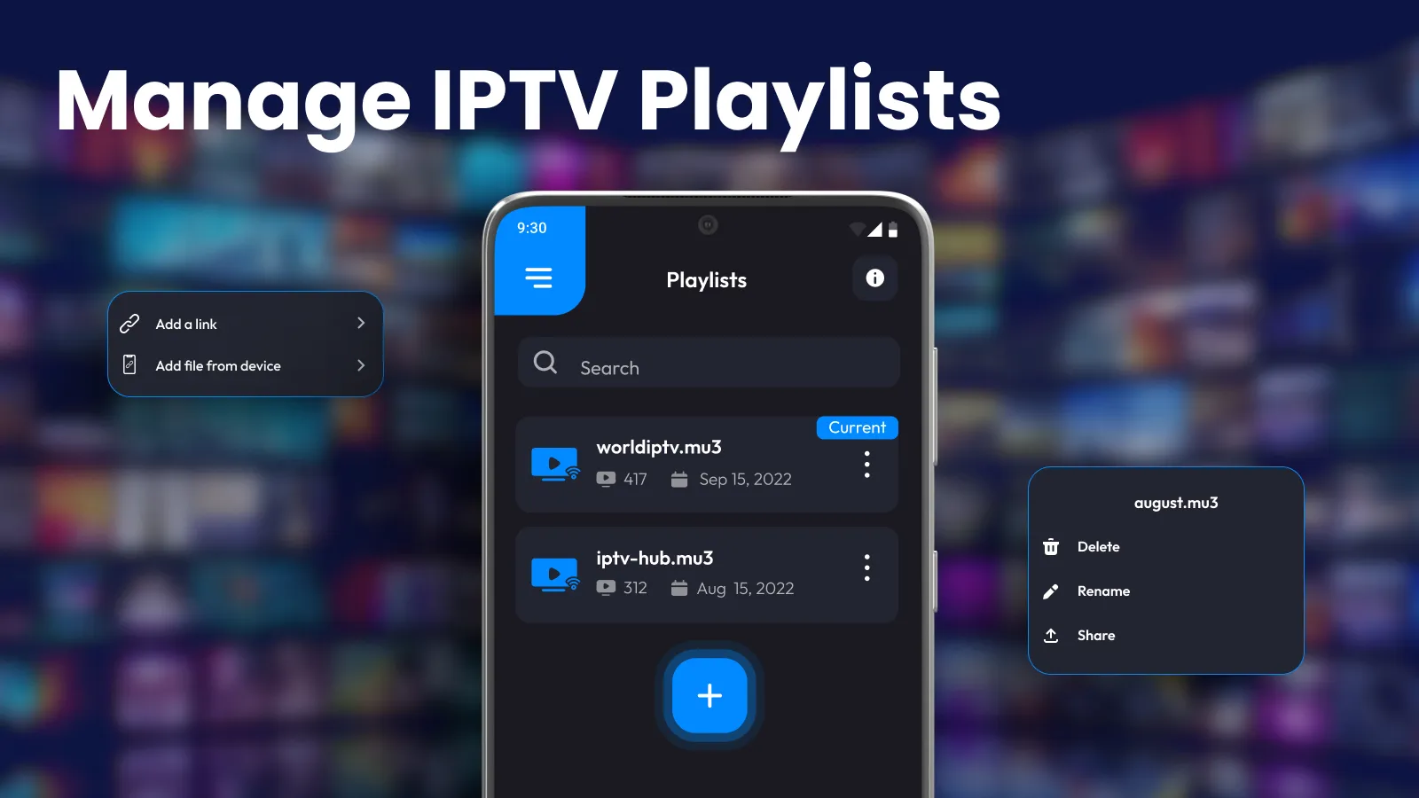 M3U IPTV Stream Player Lite | Indus Appstore | Screenshot