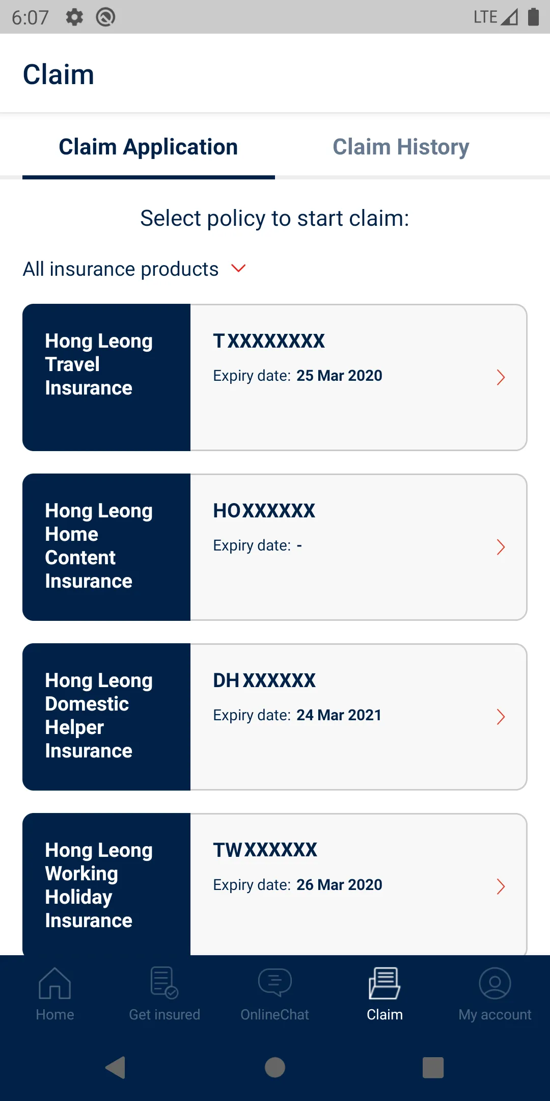 Hong Leong Insurance | Indus Appstore | Screenshot